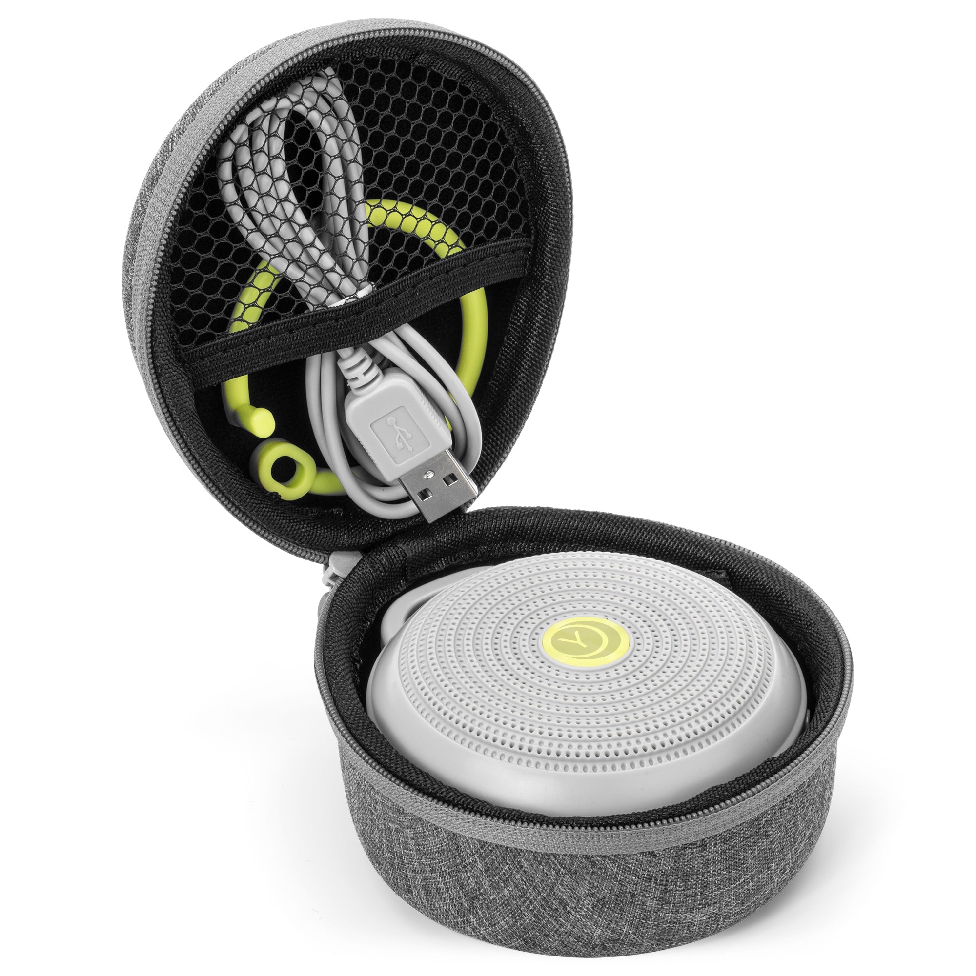 Hushh® White Noise Machine + Travel Case Bundle