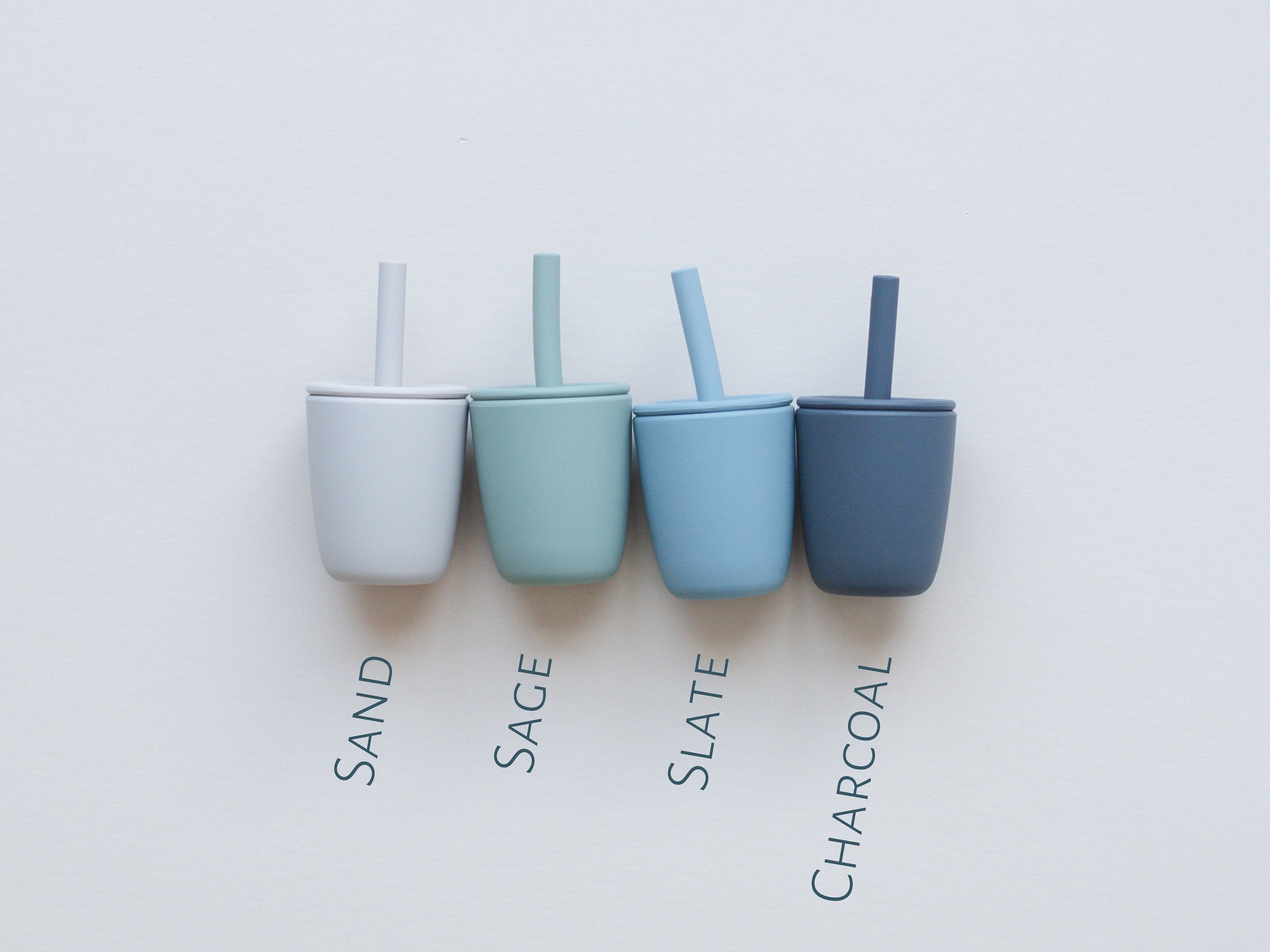Mini Straw Cup - Silicone Straw Cup for Babies & Young Toddles