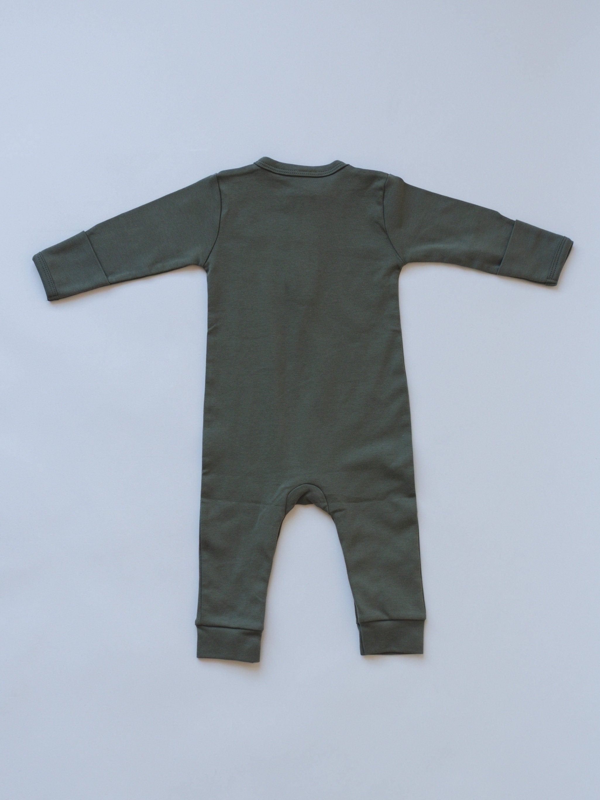 Organic Cotton Henley Romper