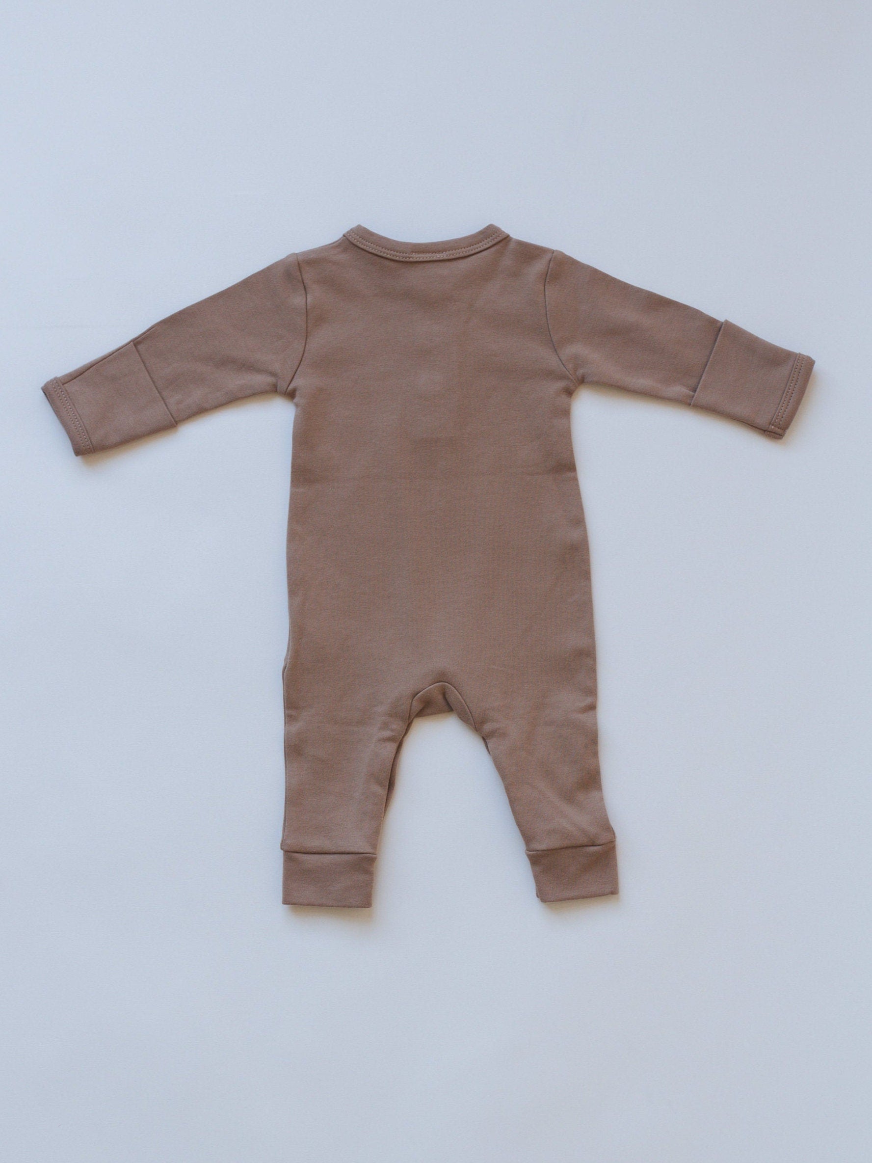 Organic Cotton Henley Romper