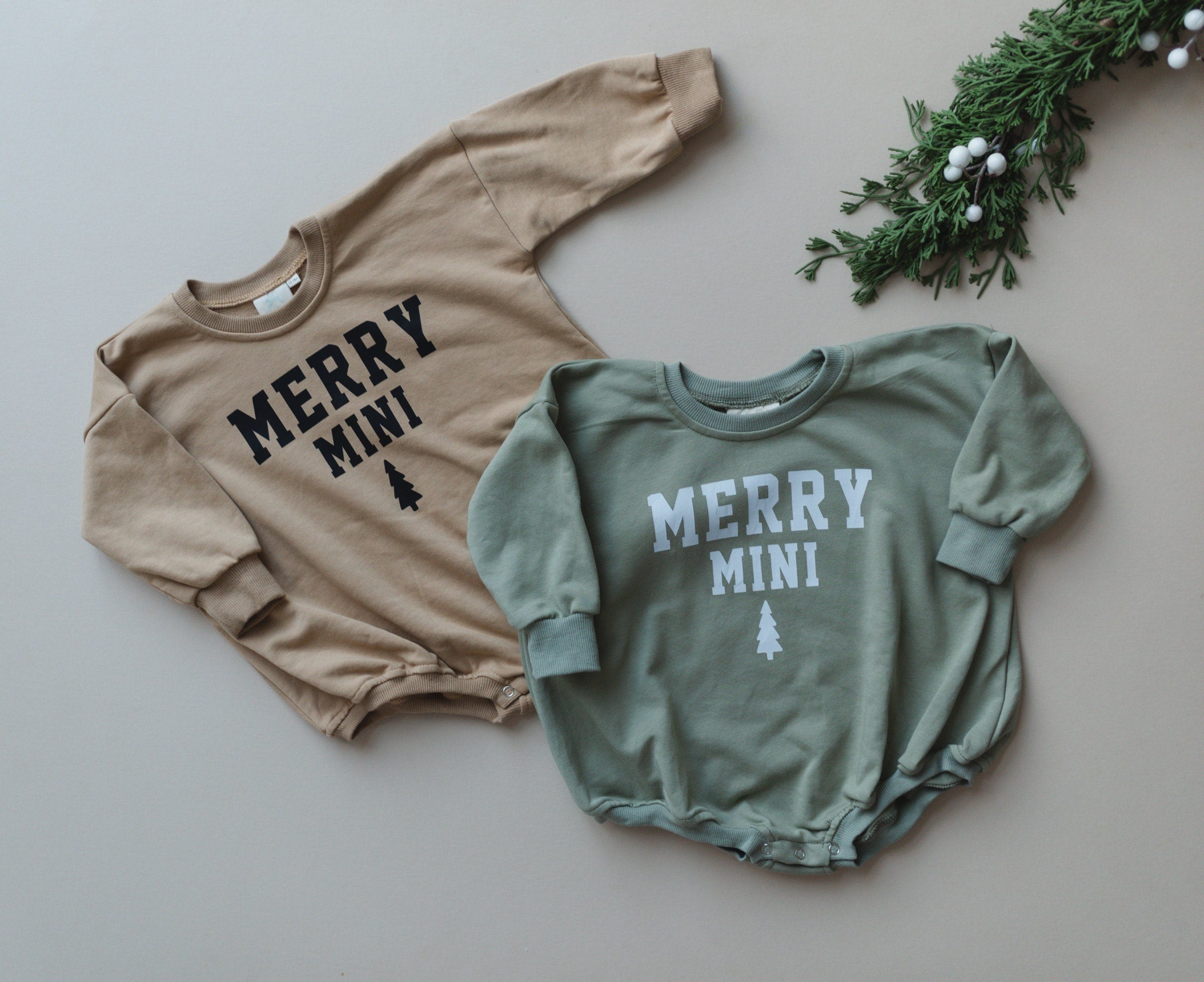 Merry Mini Sweatshirt Romper