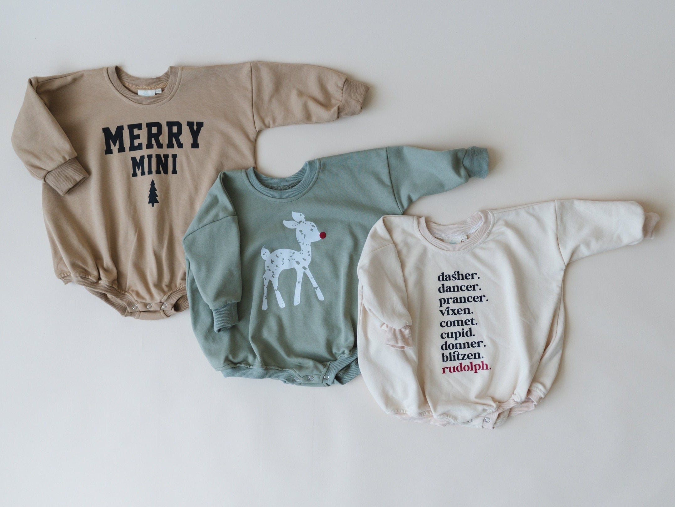 Merry Mini Sweatshirt Romper