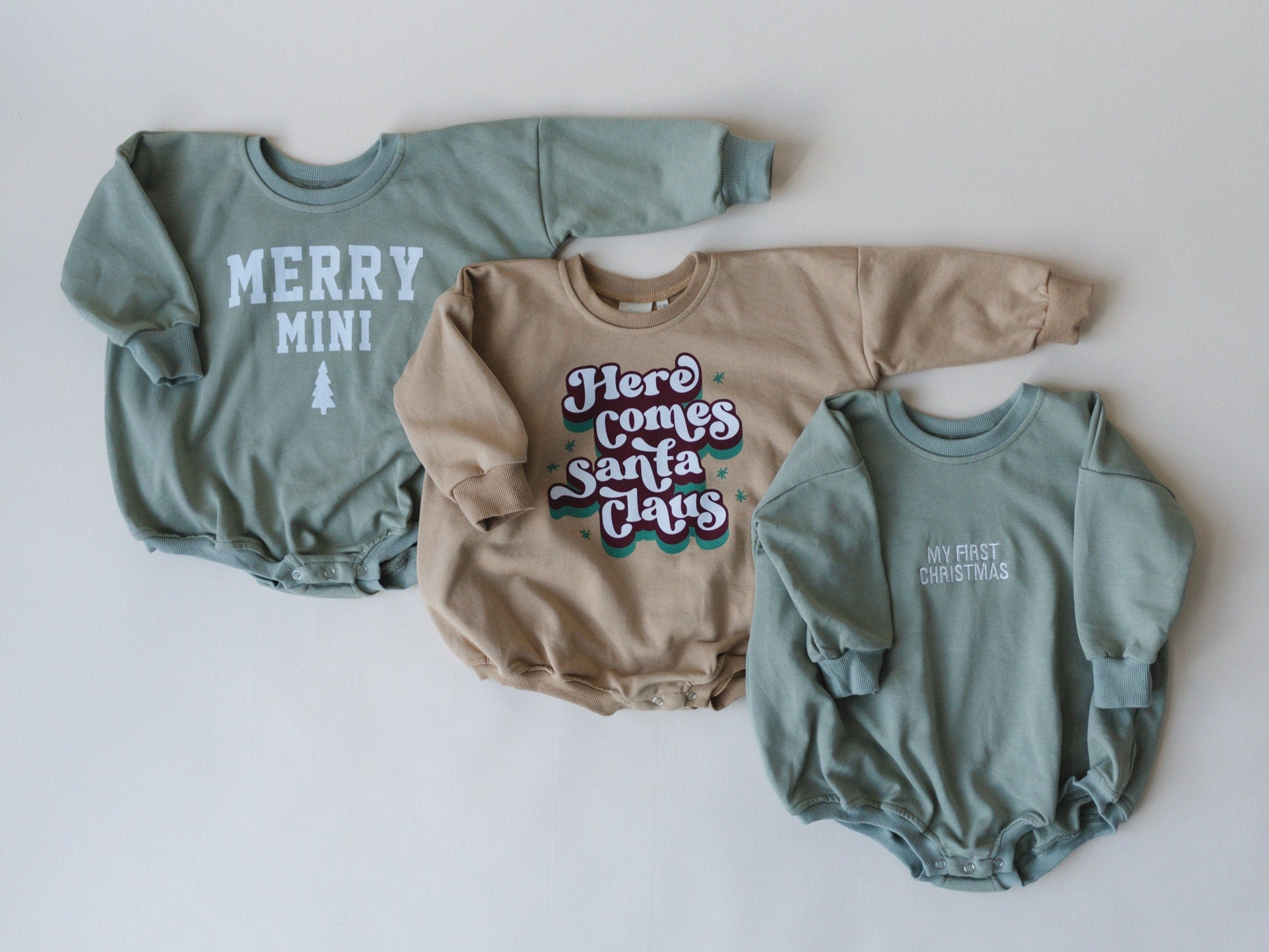 Merry Mini Sweatshirt Romper