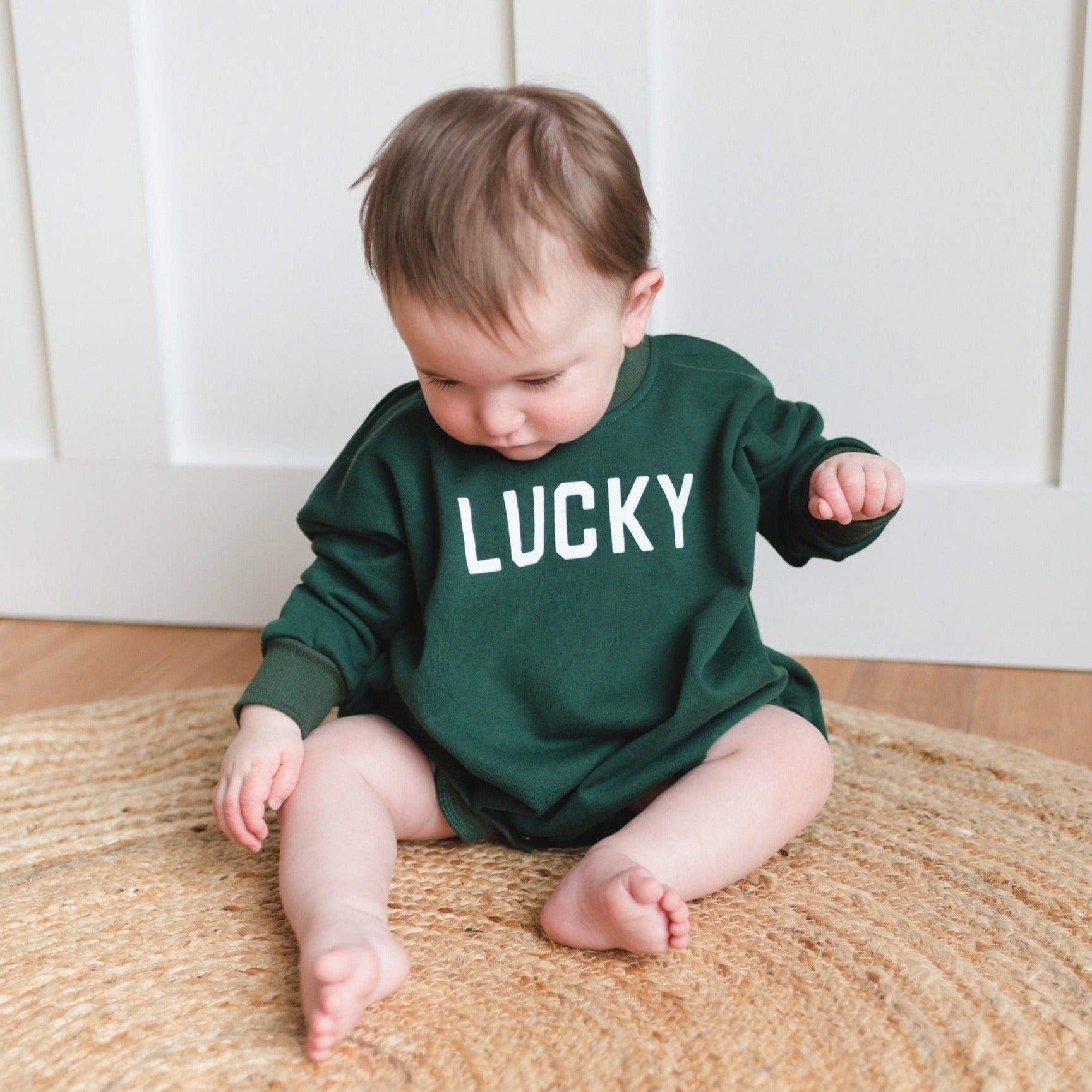 Lucky Sweatshirt Romper - more colors