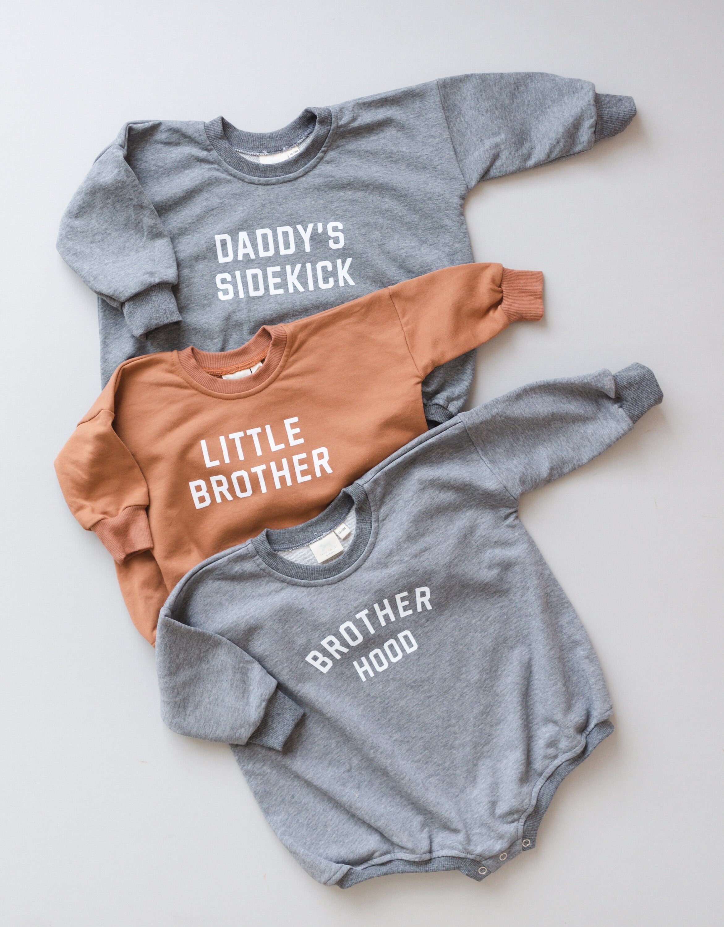 Little Brother Sweatshirt Romper - more colors