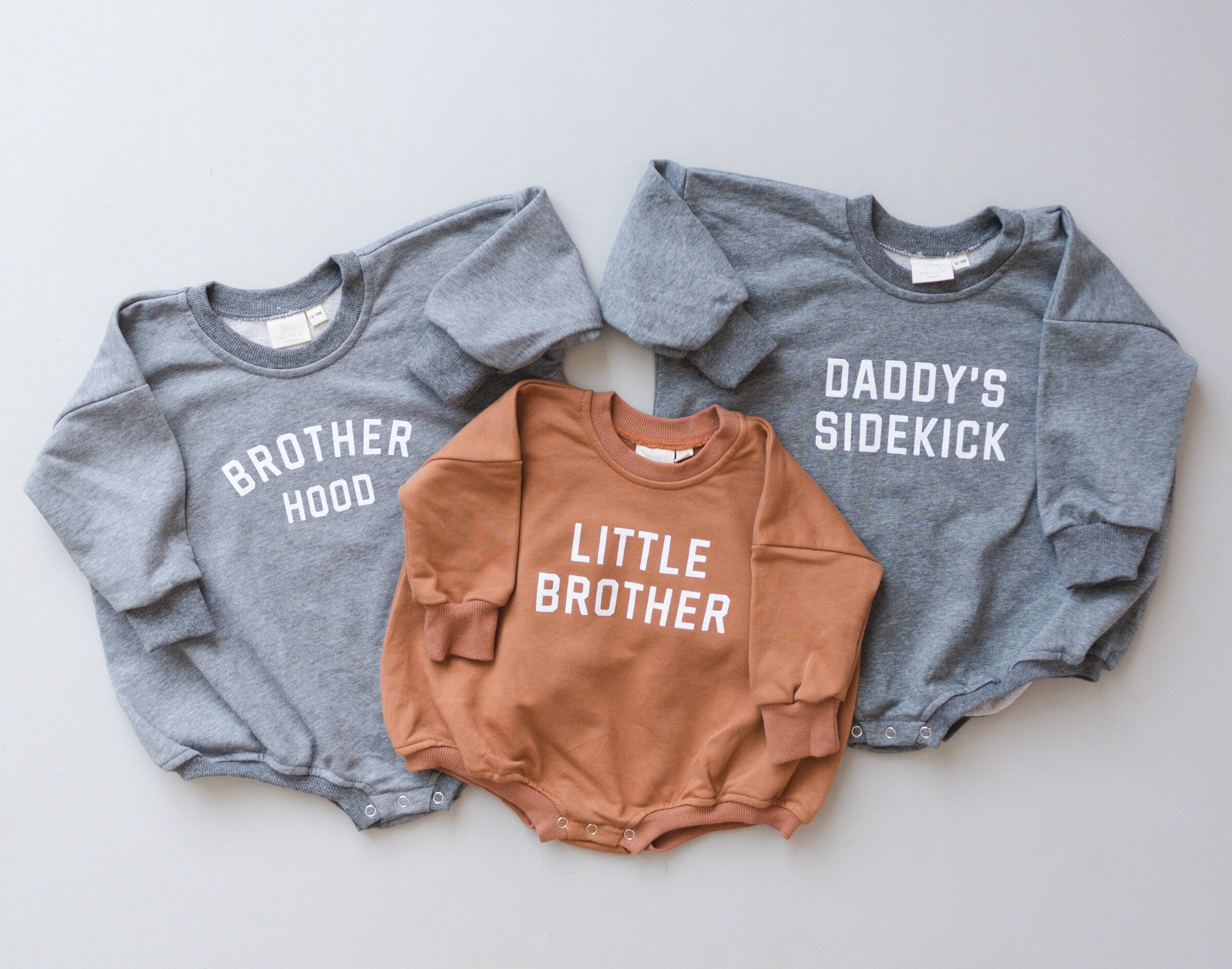 Little Brother Sweatshirt Romper - more colors