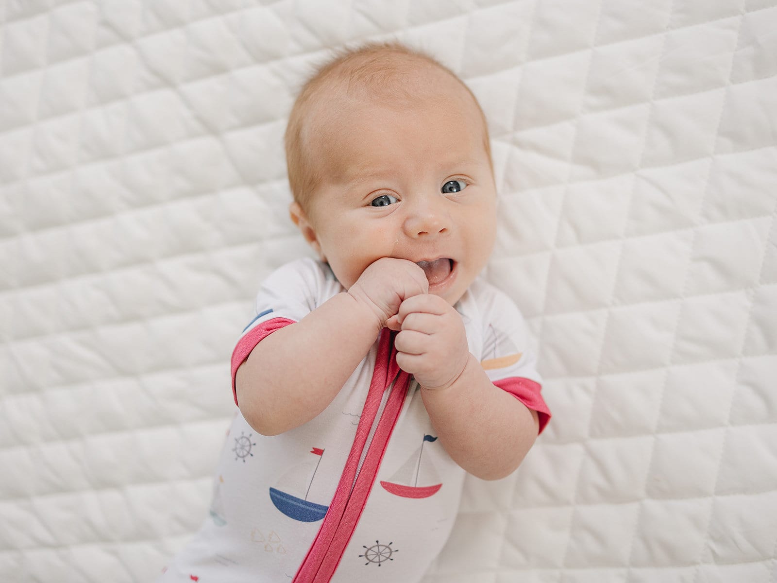Sail Away Bamboo Shorty Romper *9-12 months left