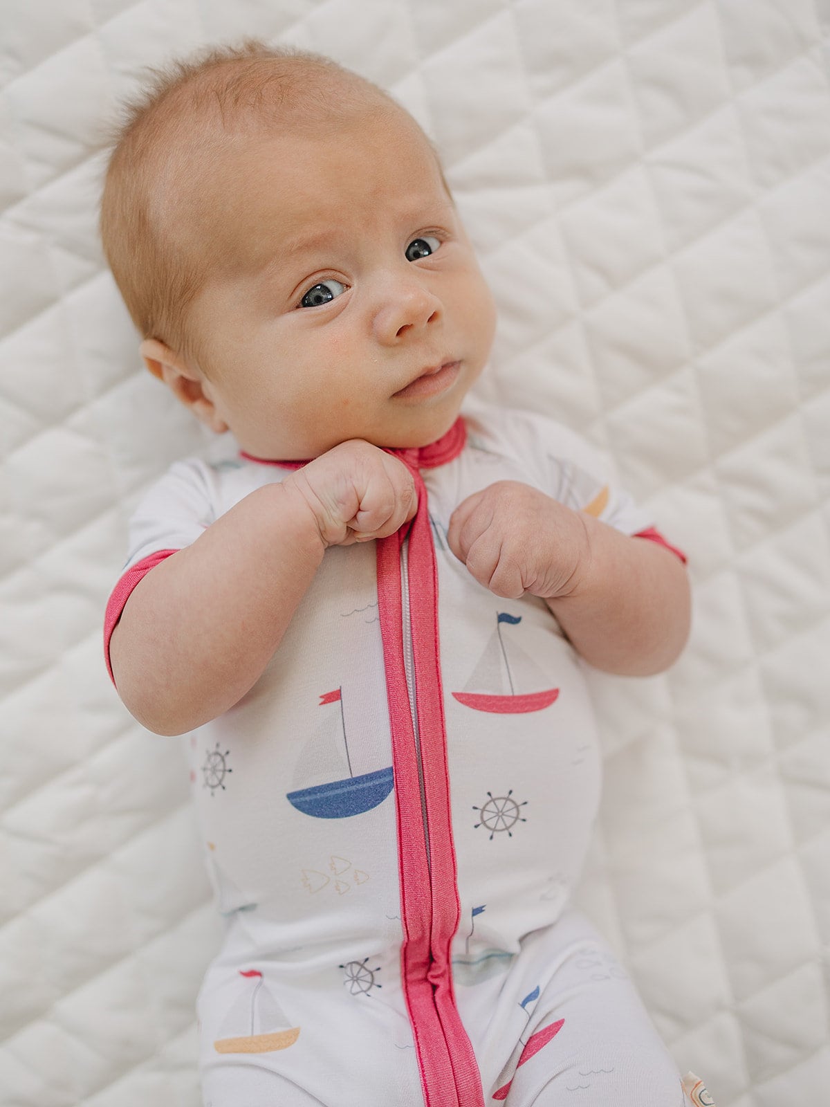 Sail Away Bamboo Shorty Romper *9-12 months left
