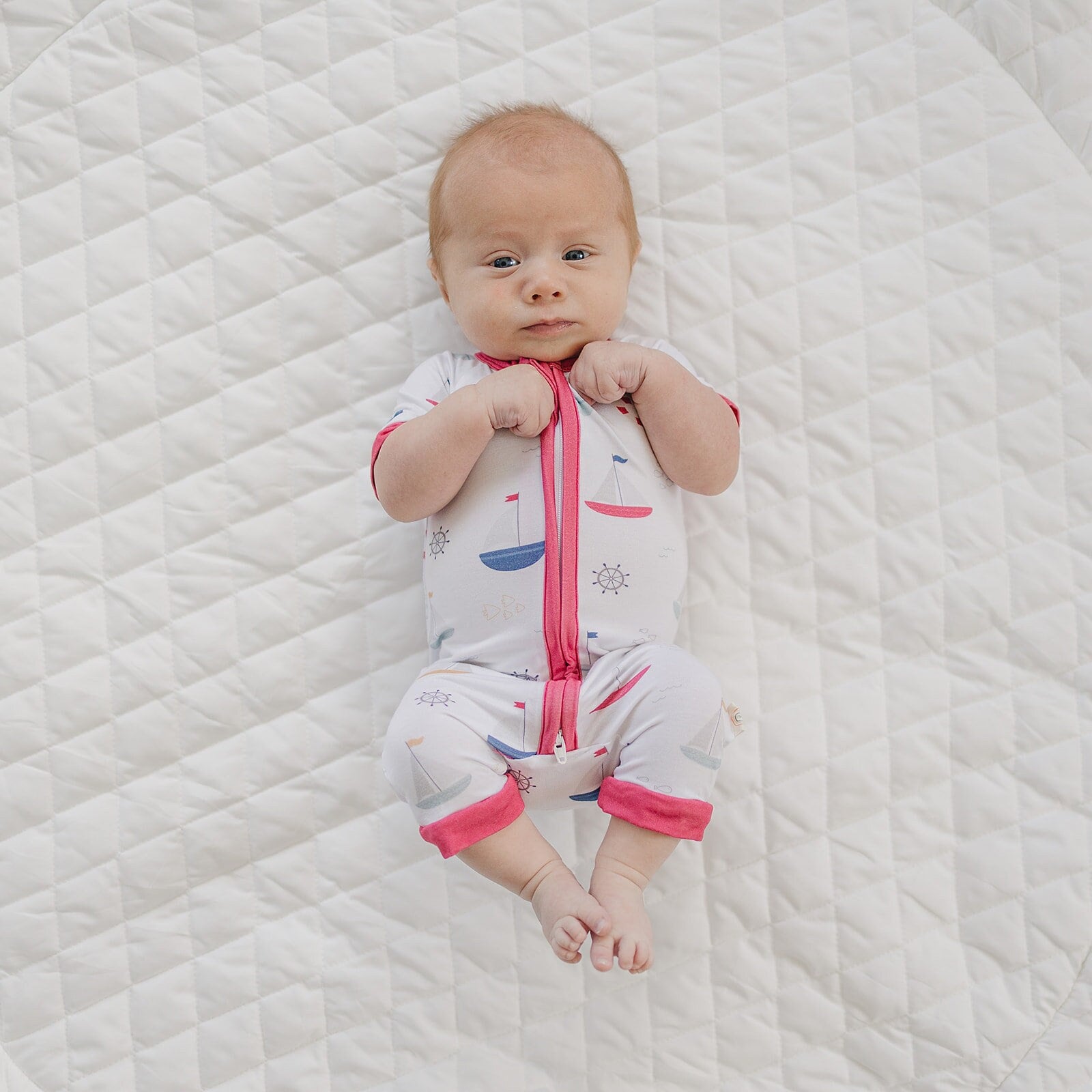 Sail Away Bamboo Shorty Romper *9-12 months left