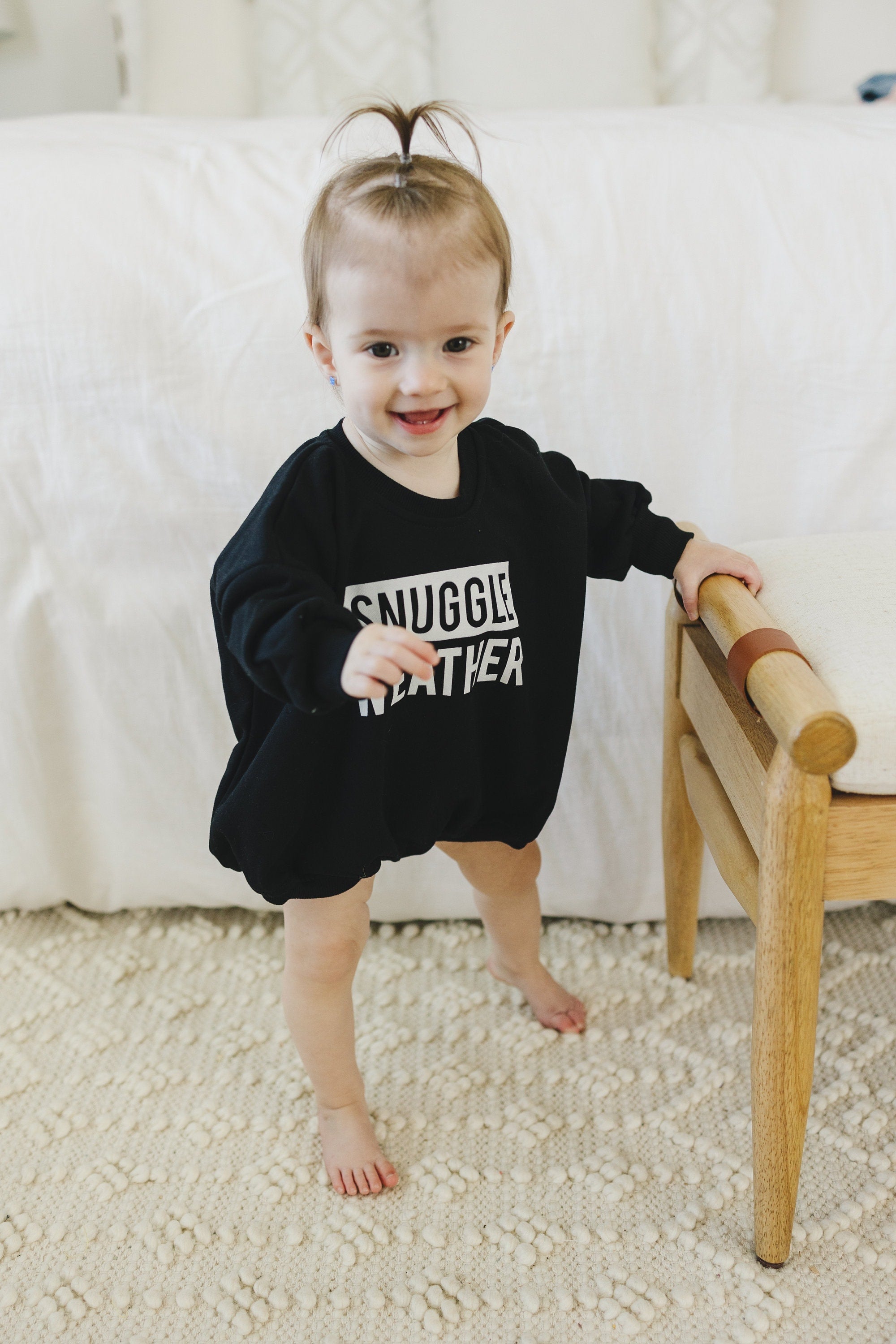 Snuggle Weather Sweatshirt Romper