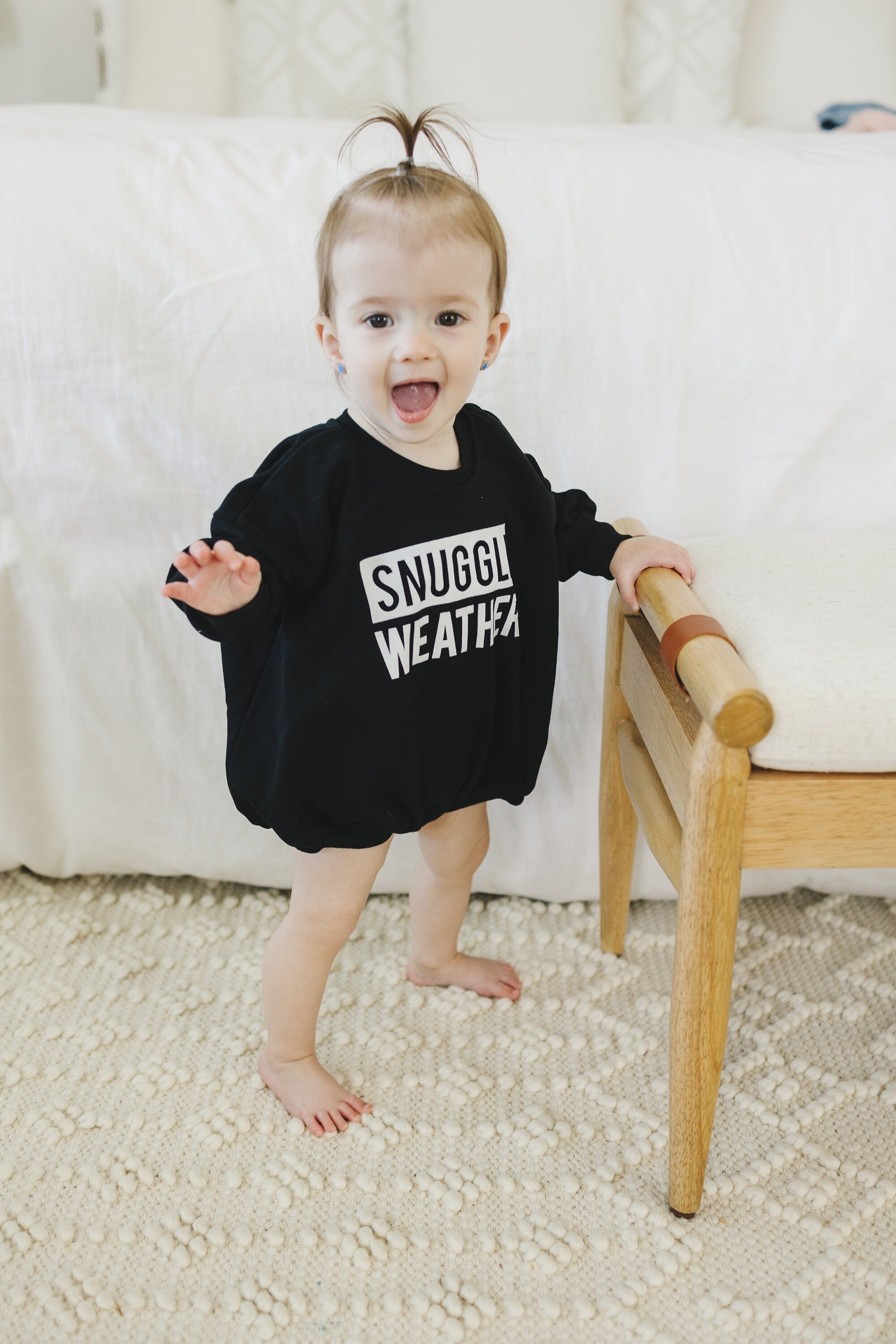 Snuggle Weather Sweatshirt Romper - more colors