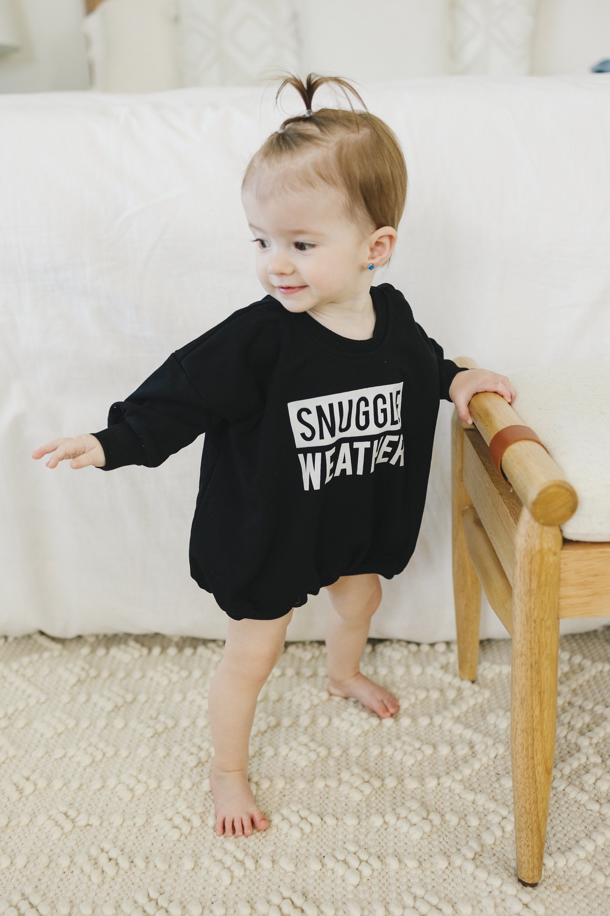 Snuggle Weather Sweatshirt Romper