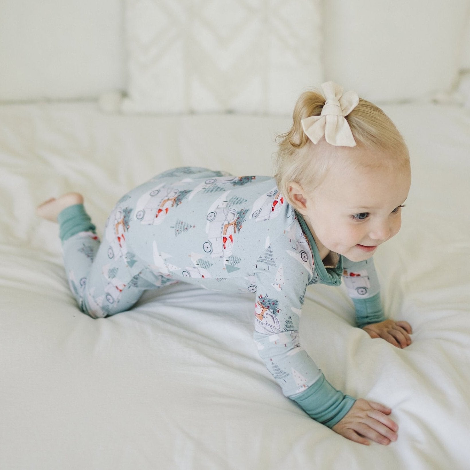 Cruisin' to Christmas Bamboo Zippy Romper