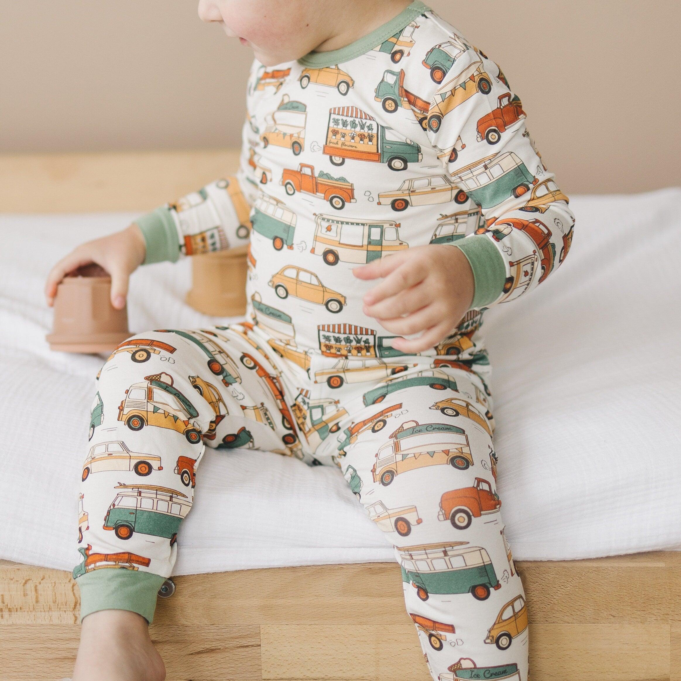 Cruisin' then Snoozin' 2pc Bamboo Pajama Set