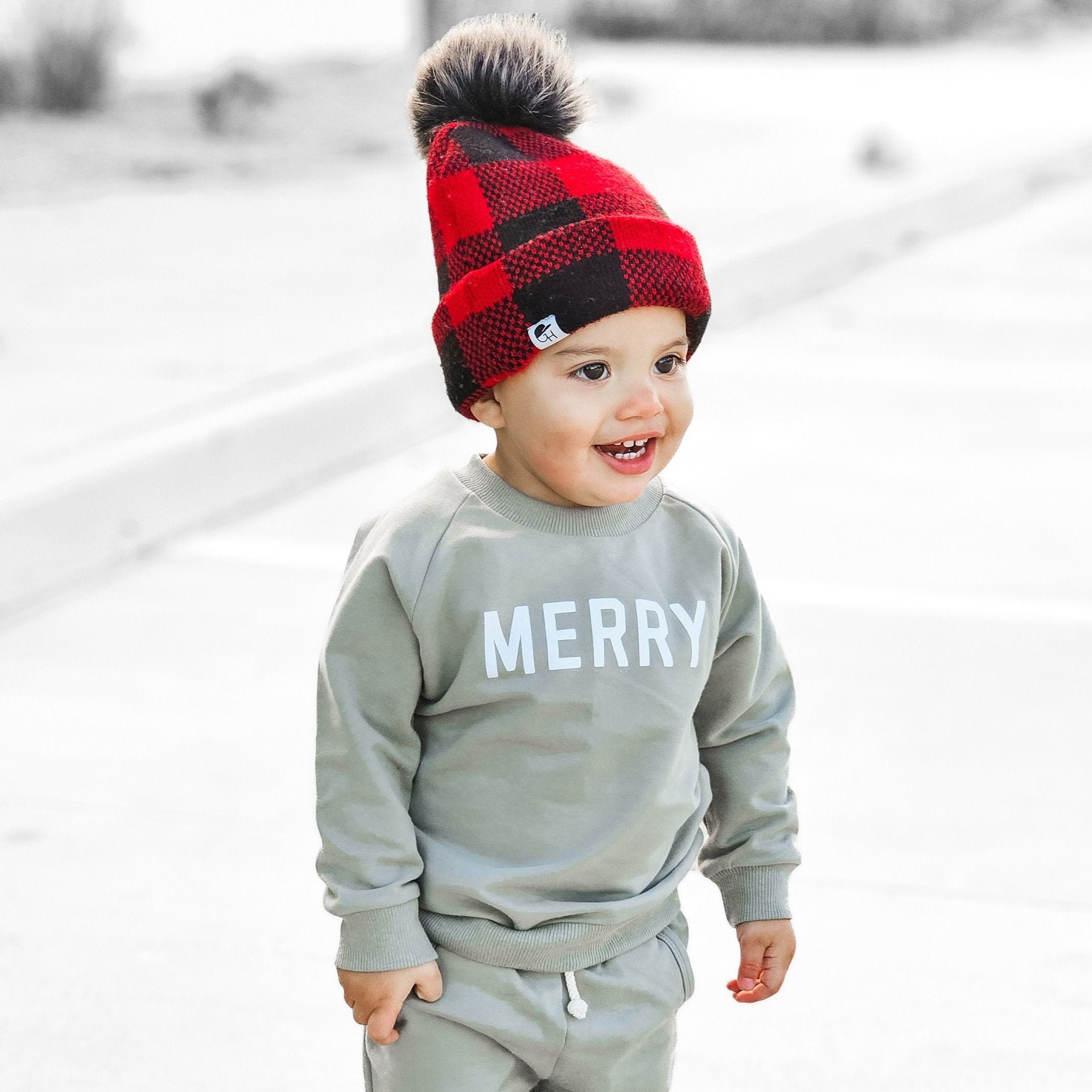 Merry Graphic Organic Cotton 2pc Jogger Set