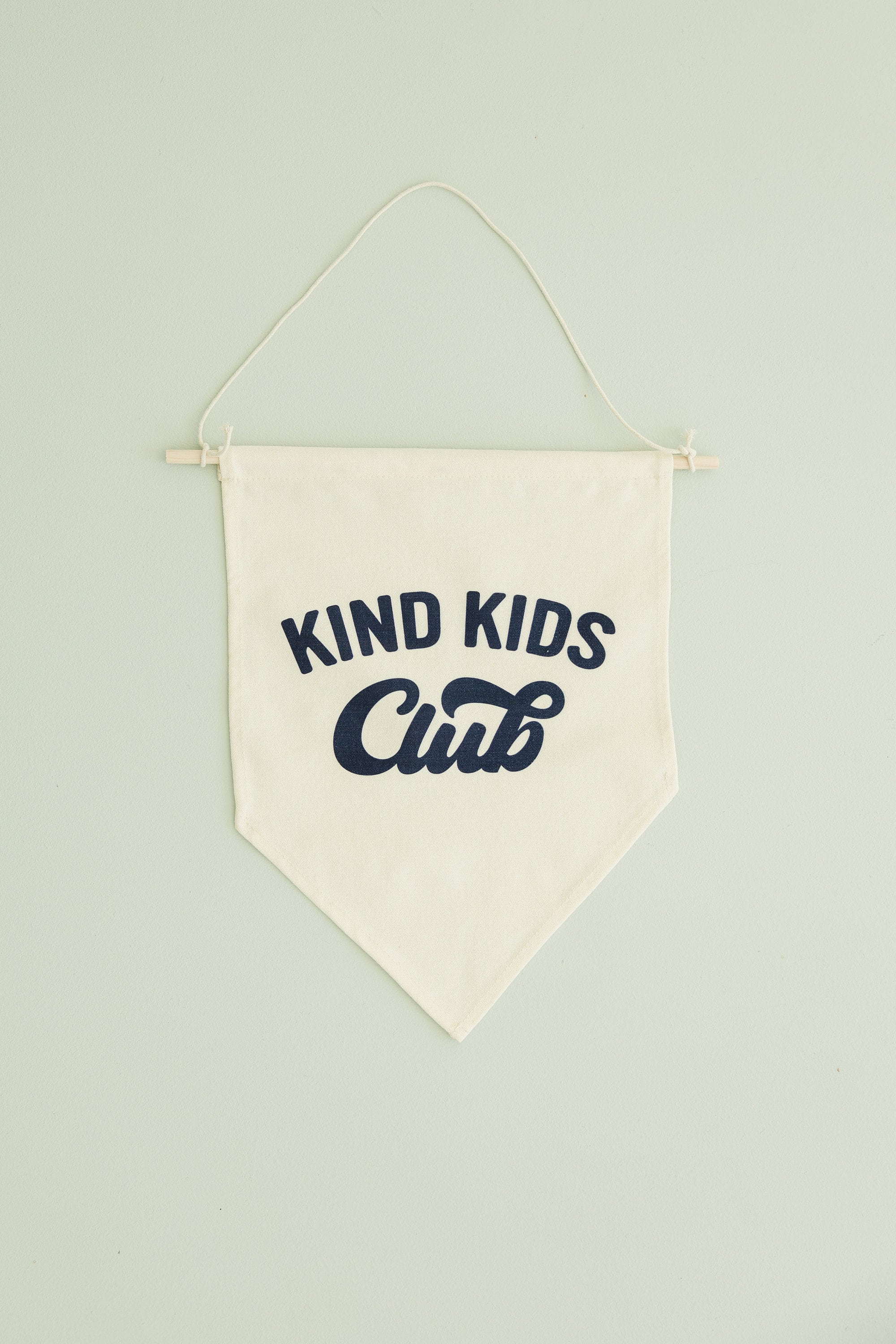 Kind Kids Club Canvas Pennant