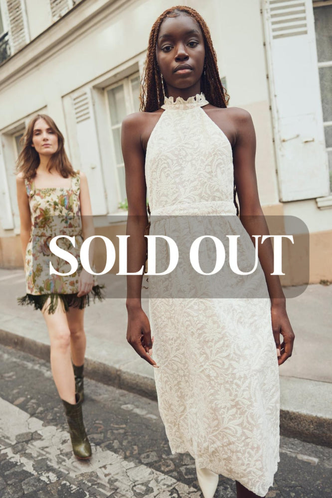 Ilona Midi Dress - Ivory Crochet Lace - FINAL SALE