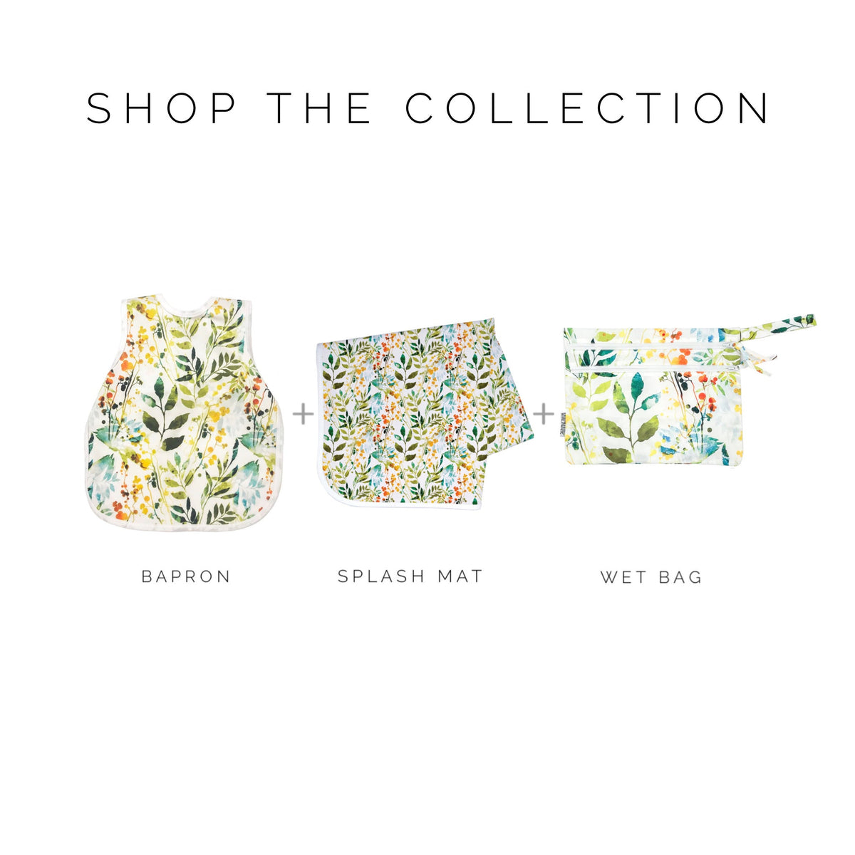Autumn Leaves - Waterproof Wet Bag (For mealtime, on-the-go, and more!)