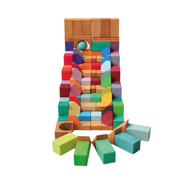 **Pre-order (Ships in 2-3 Weeks)**18-Piece Wooden Cornerstone Building Block Set