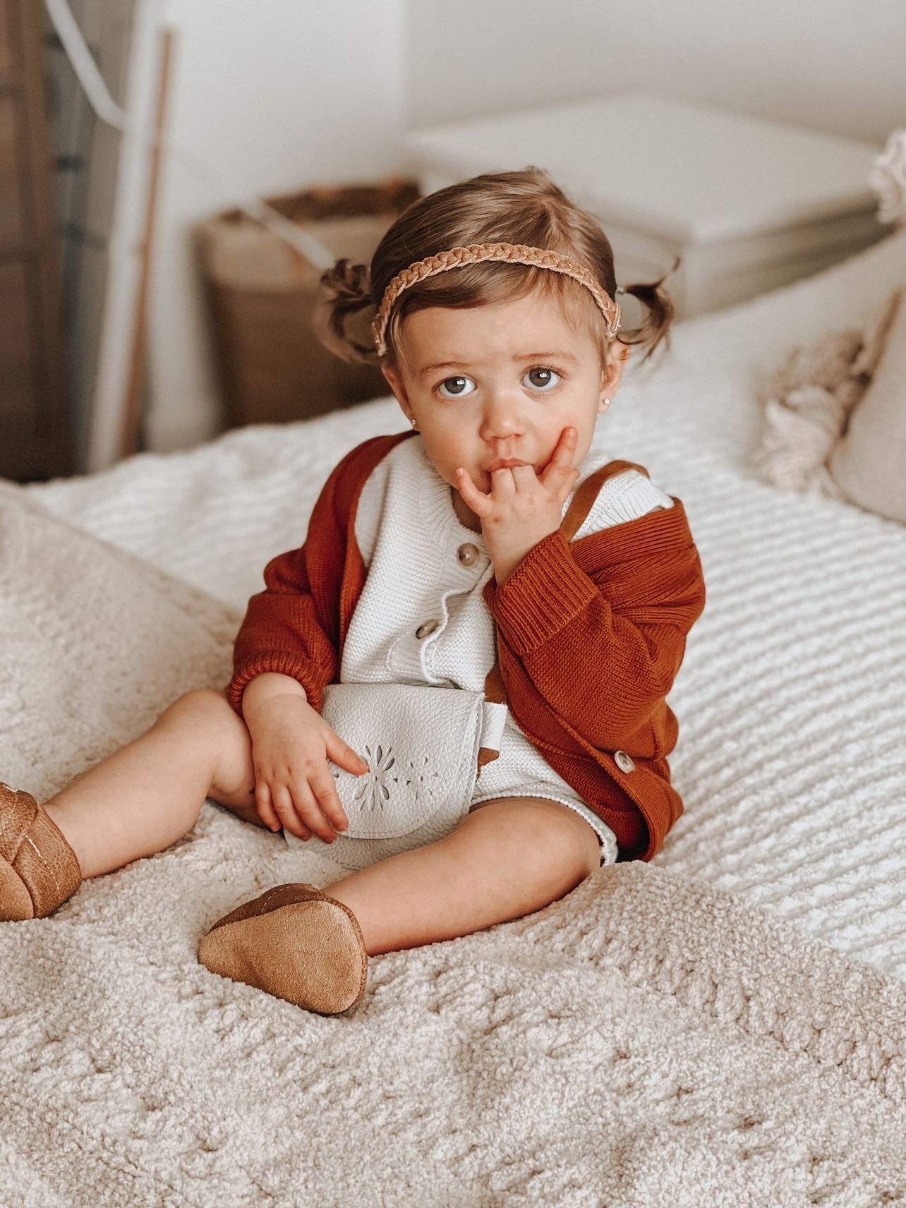 Milk BLOSSOMS Leather PURSE Toddler & Kids