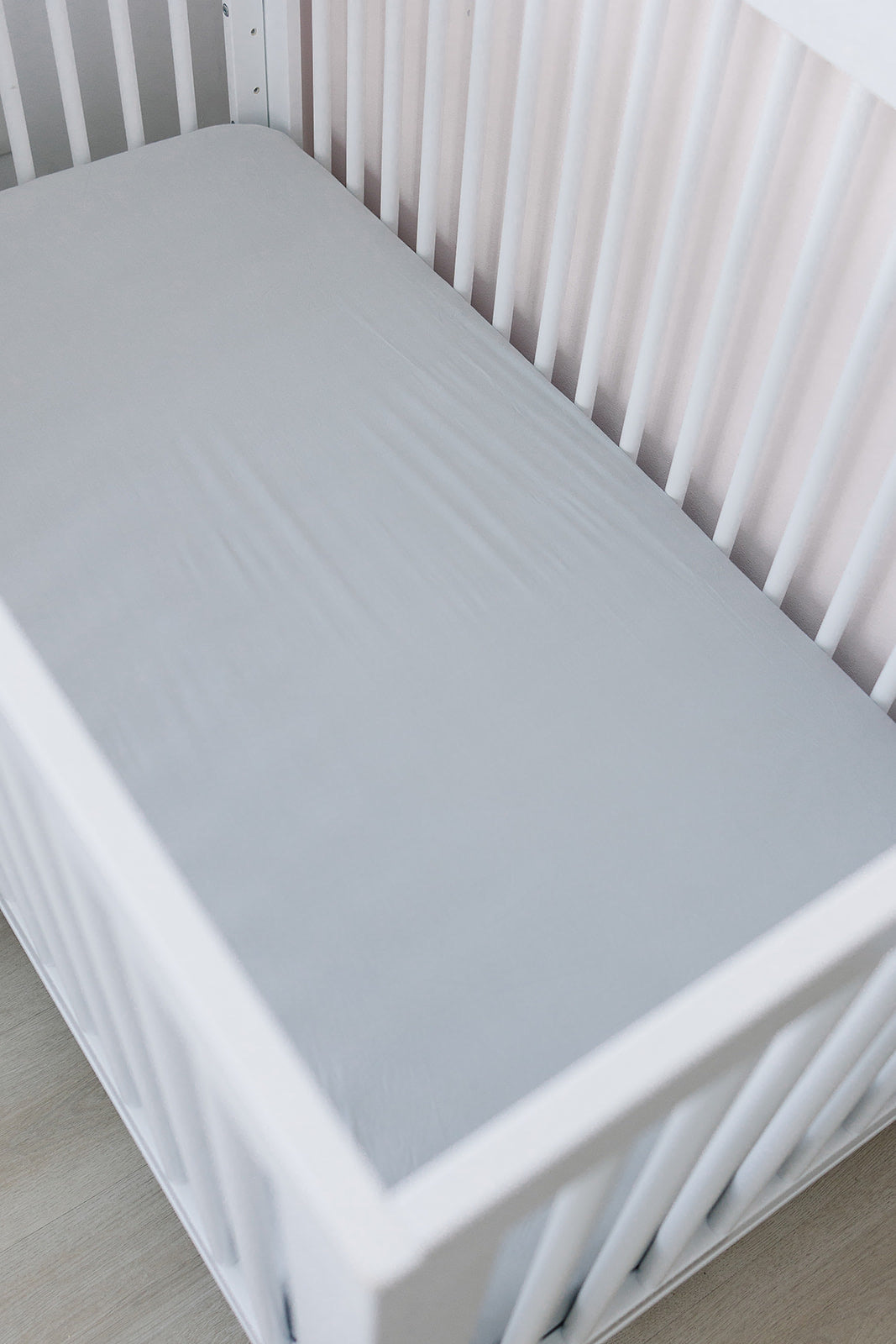 Stone Bamboo Stretch Crib Sheet  Mebie Baby   