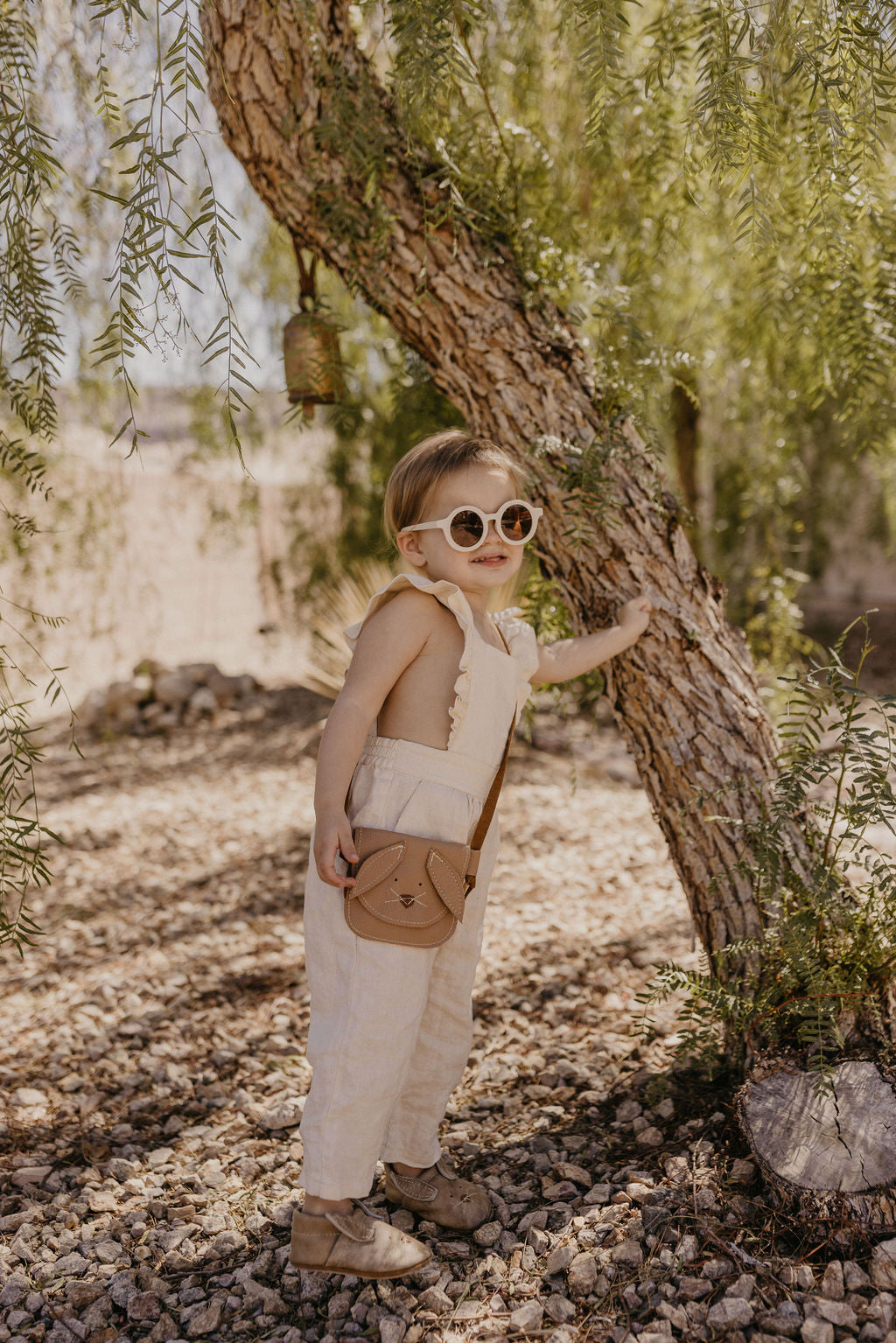 Pink Bunnies Critters Leather PURSE Toddler & Kids