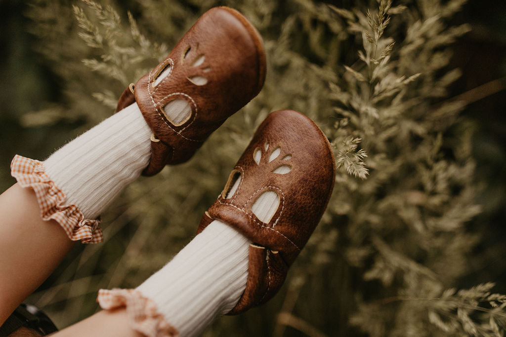 Milk LOTUS T-strap Shoes Baby and Toddler