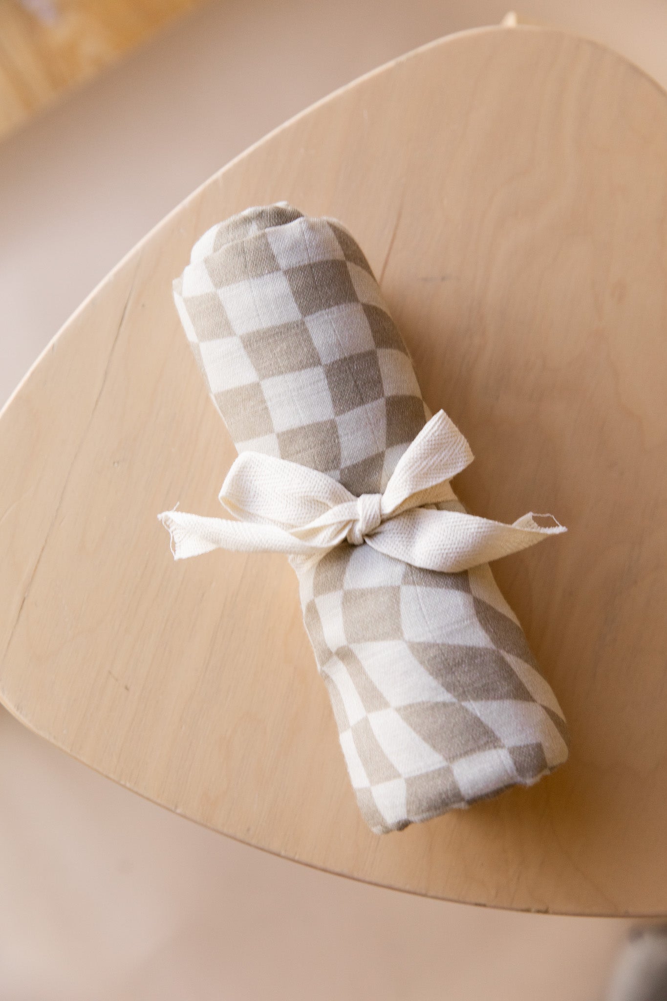 Muslin Swaddle | Wavy Checker