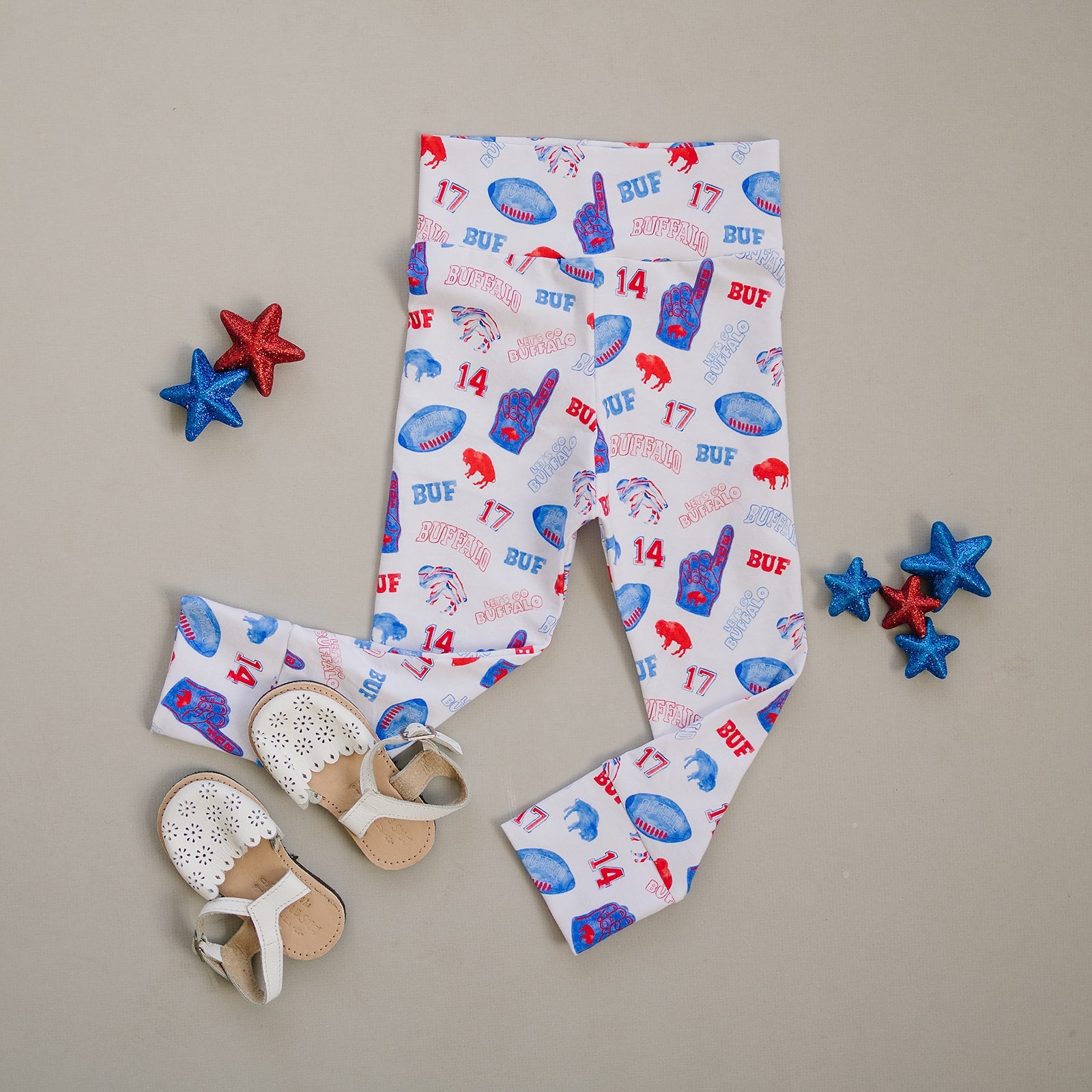 Let's Go Buffalo Leggings Leggings doodle & jack   