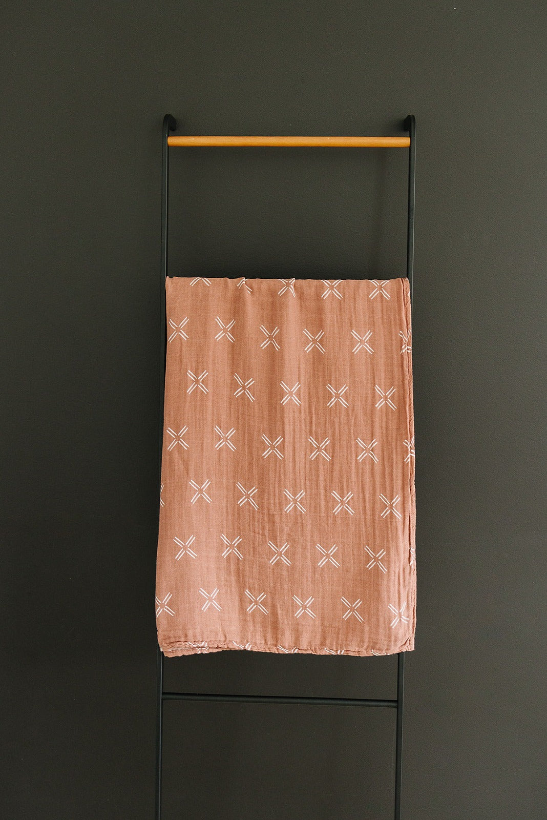 Just Peachy Muslin Swaddle Blanket  Mebie Baby   