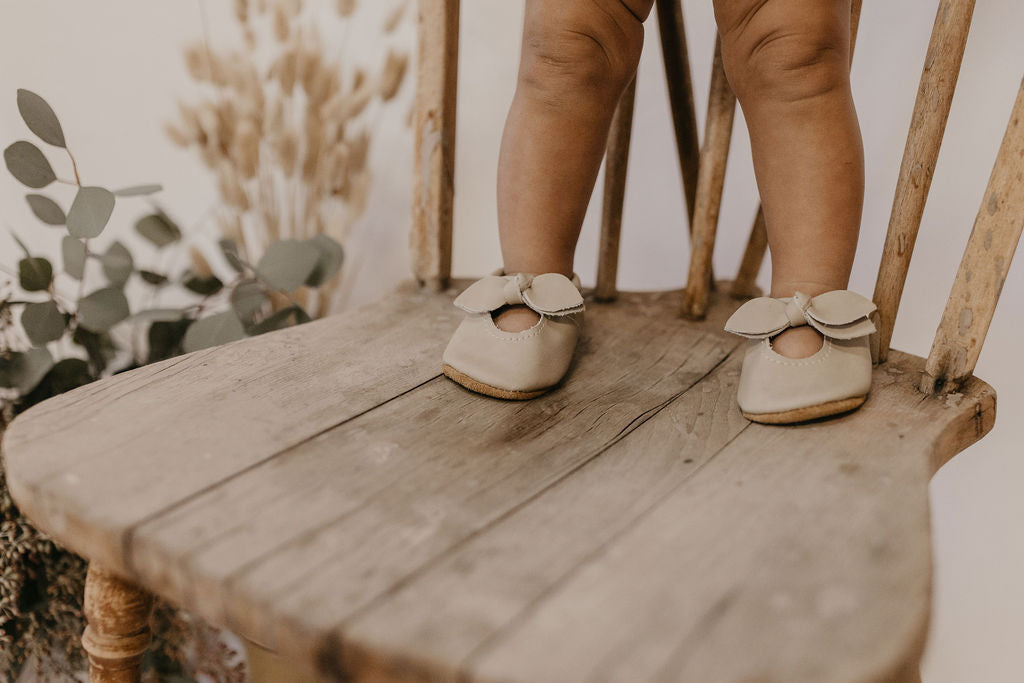 Cream BELLA JANES Shoes Baby and Toddler Baby Shoes Starry Knight Design   