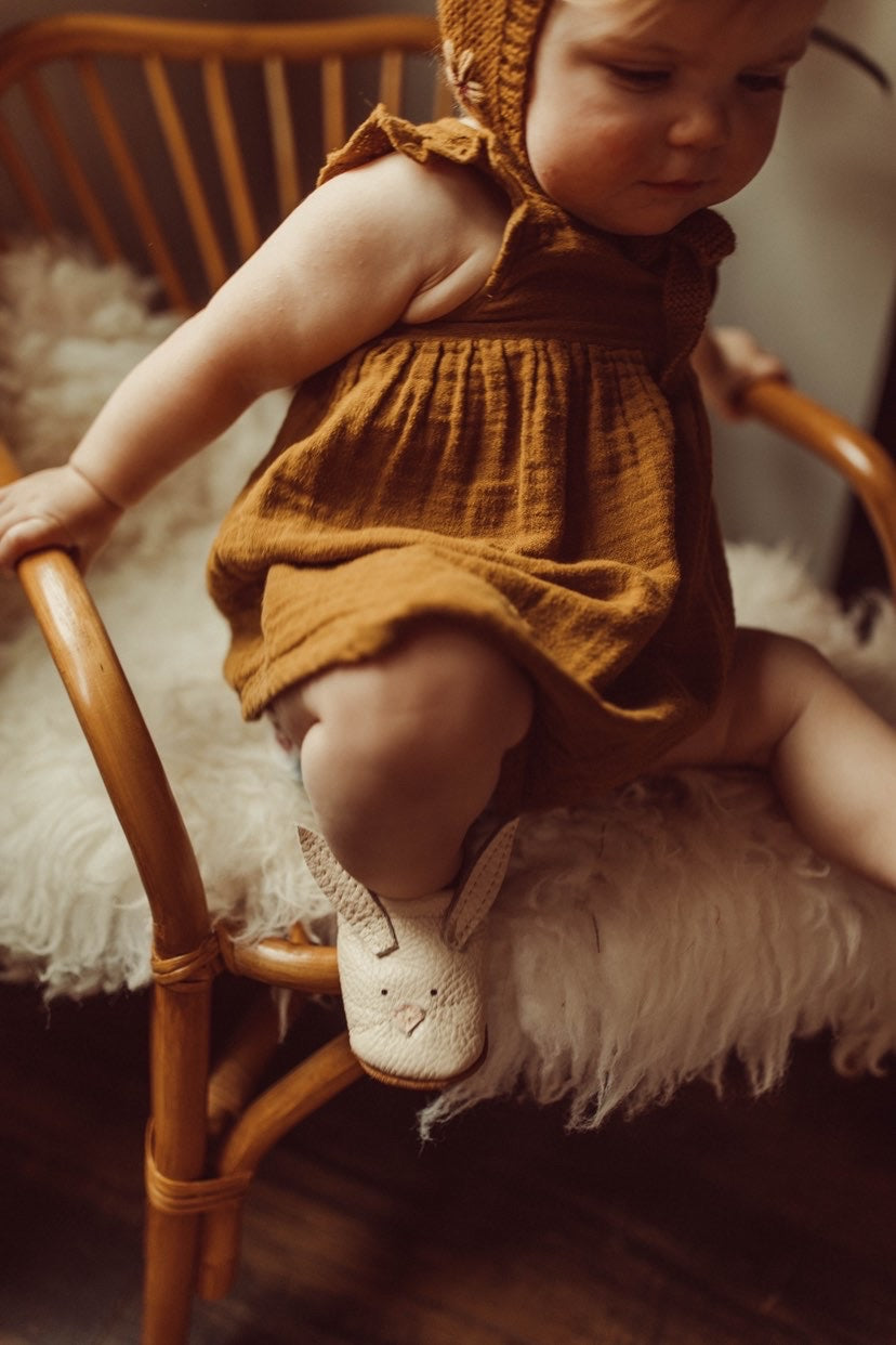 Bunnies // Cute Critters Leather Shoes Baby and Toddler Bunny