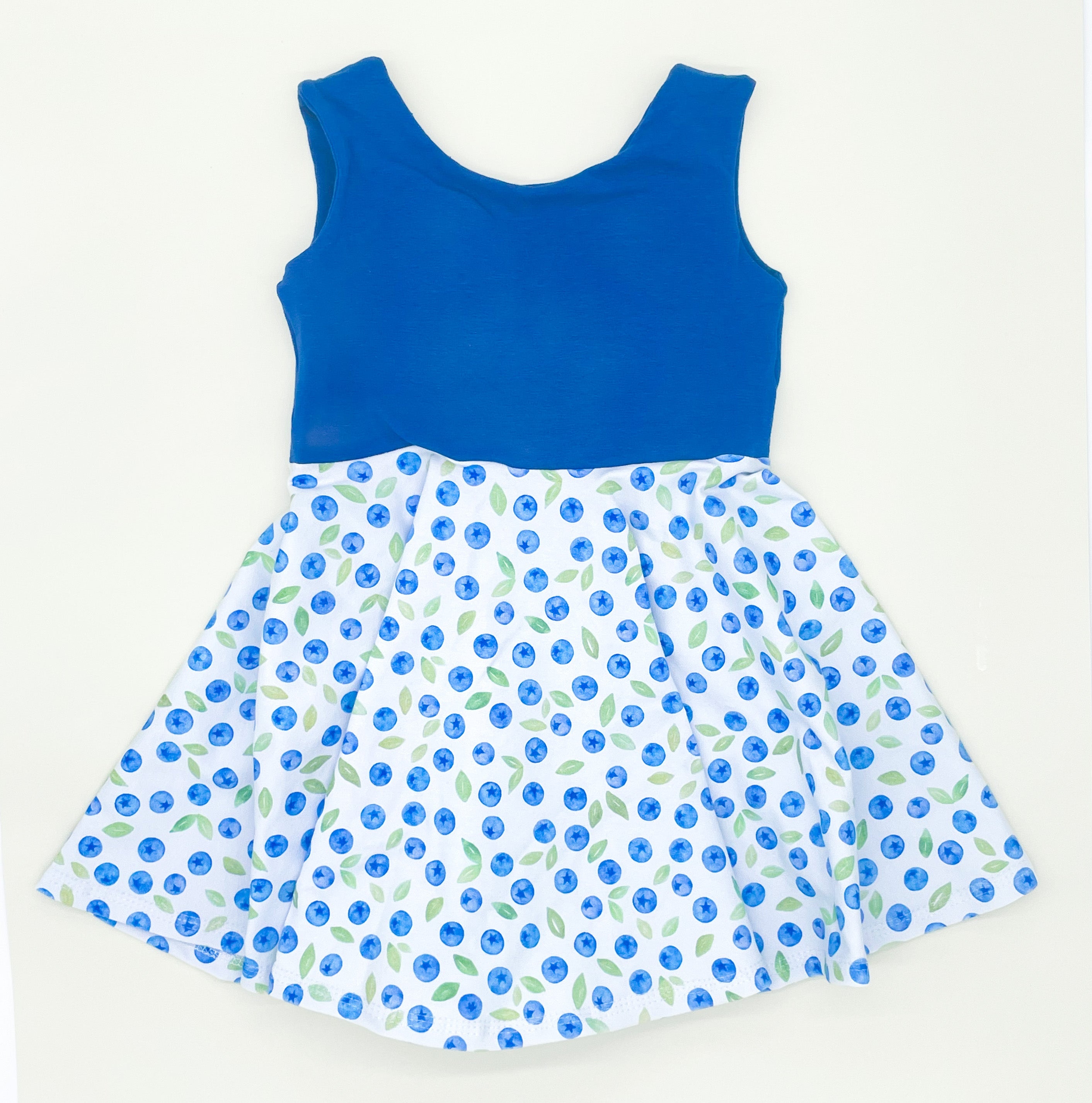 Blueberry Twirl Dress (Royal Blue Bodice) Dress doodle & jack   