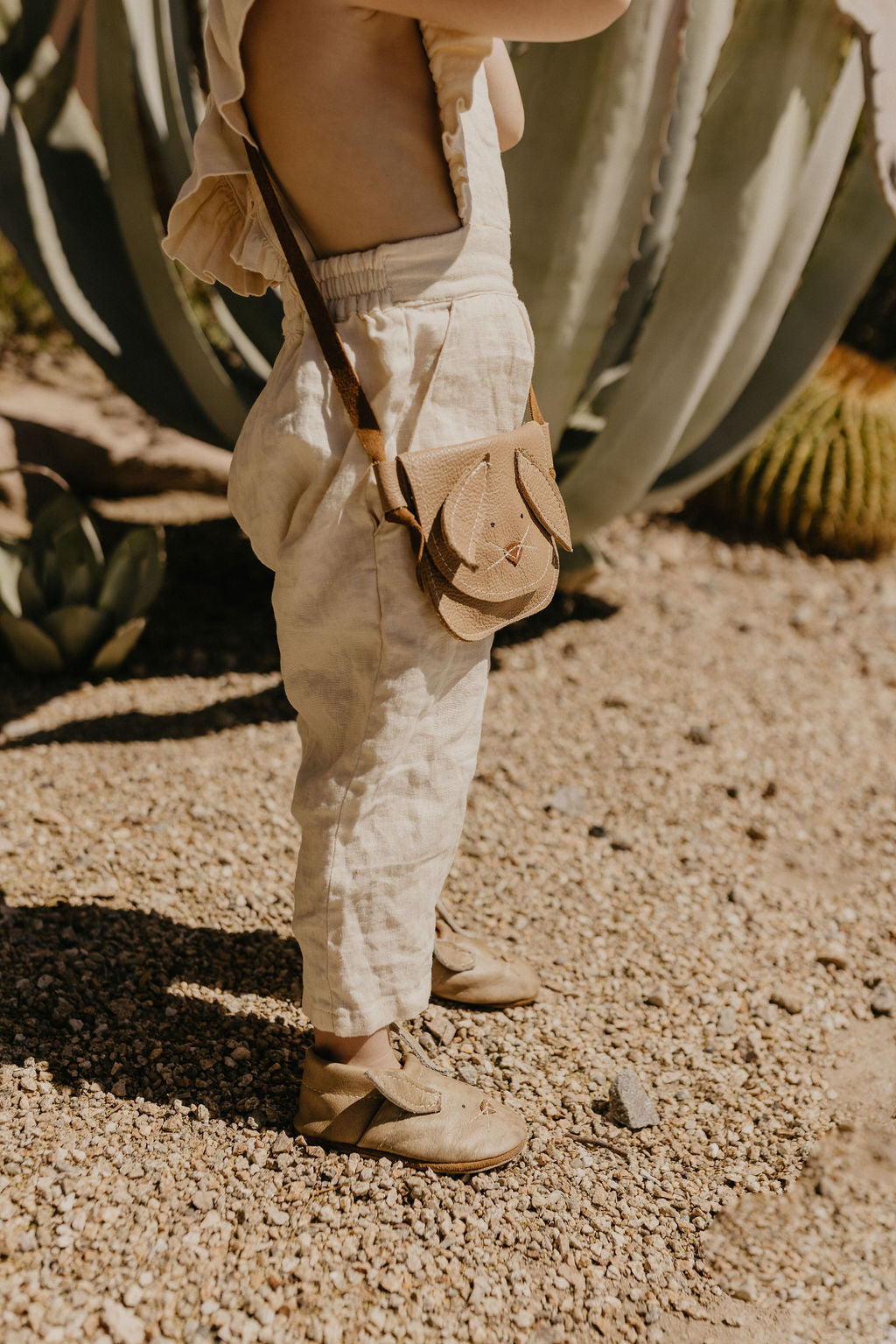 Cream Bunnies Critters Leather PURSE Toddler & Kids