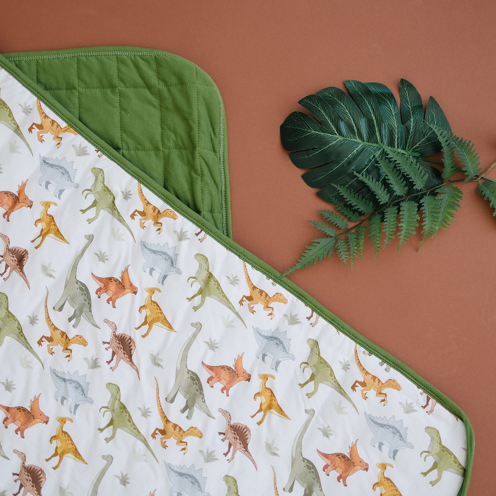 Bamboo Urban Dino Toddler Blanket Toddler Blanket doodle & jack   