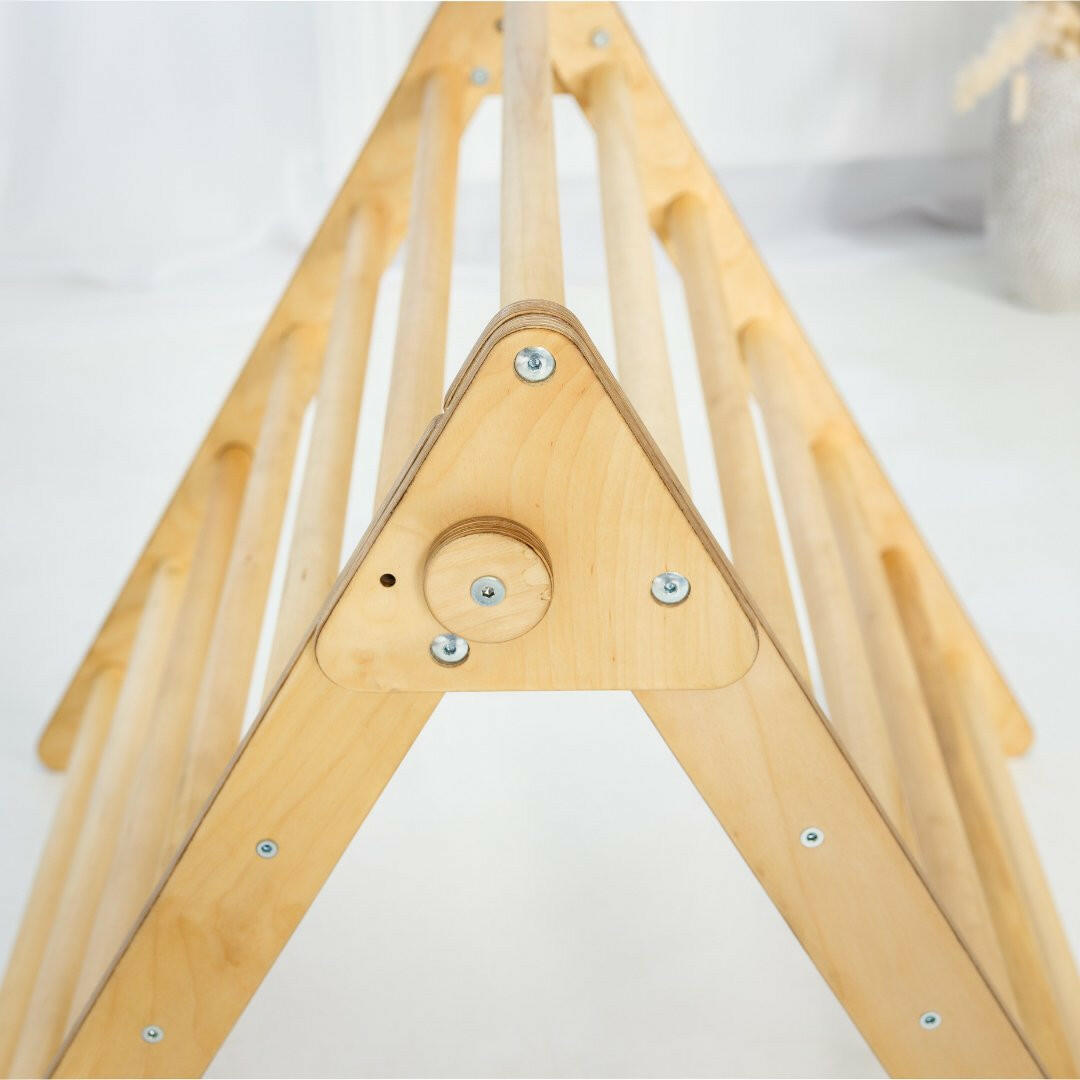 Indoor Montessori Triangle Climbing Ladder for Toddlers 1-7 y.o. Single Ladders Goodevas   