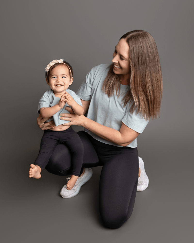 Indy Essential Crop Tee - Powder Blue