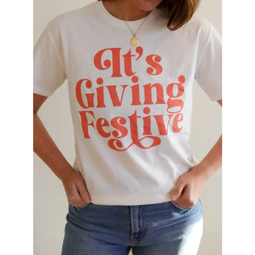 It's Giving Festive Unisex T-Shirt