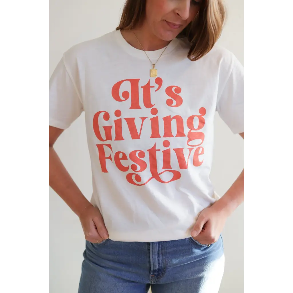 It's Giving Festive Unisex T-Shirt