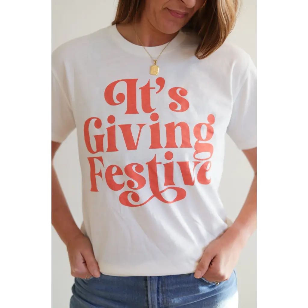 It's Giving Festive Unisex T-Shirt