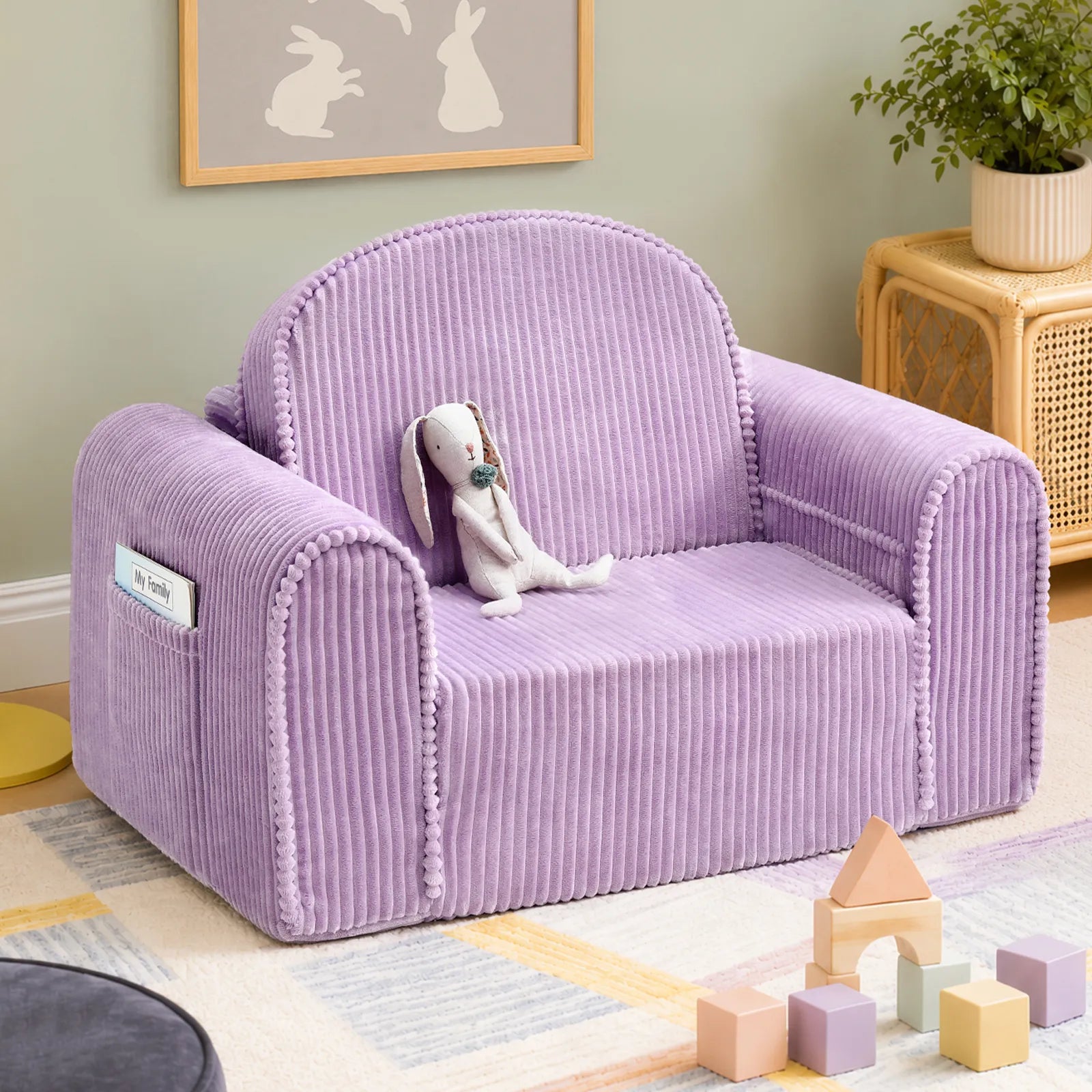 Tiny Land® GentleSnug Corduroy Kid Chair
