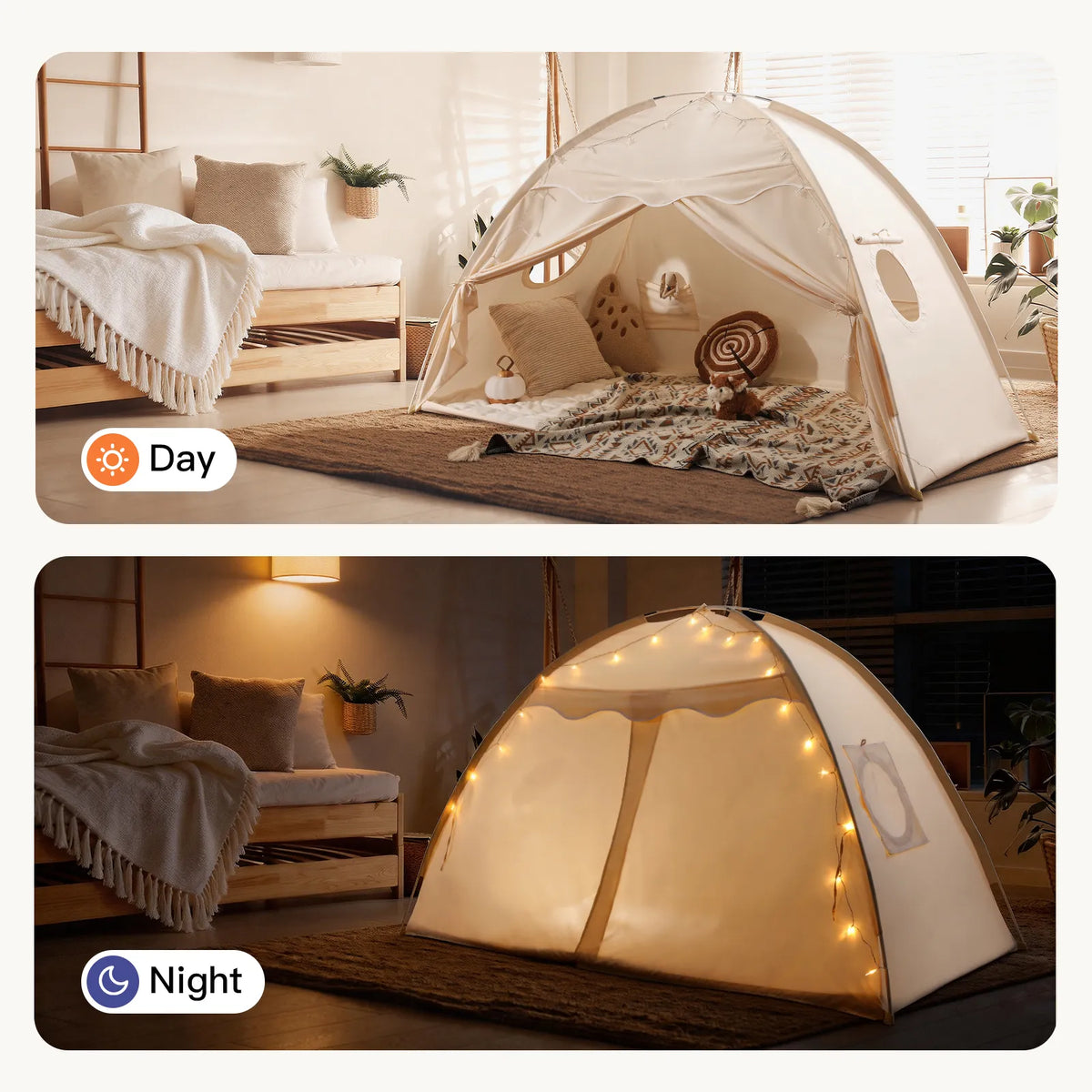 Tiny Land® Versatile Kids Bed Tent & Play Tent