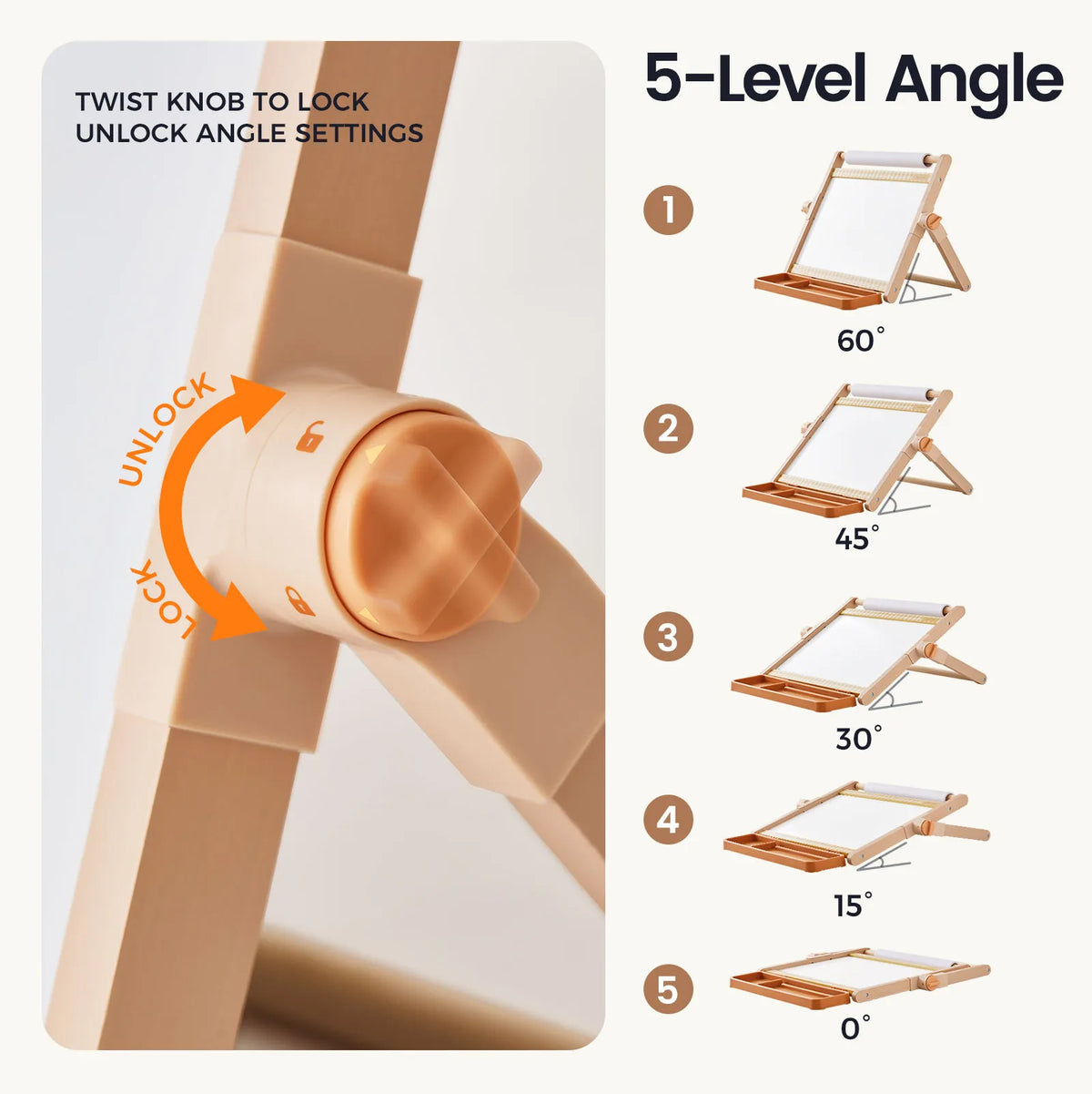Tiny Land® Double-Sided Magnetic Tabletop Easel