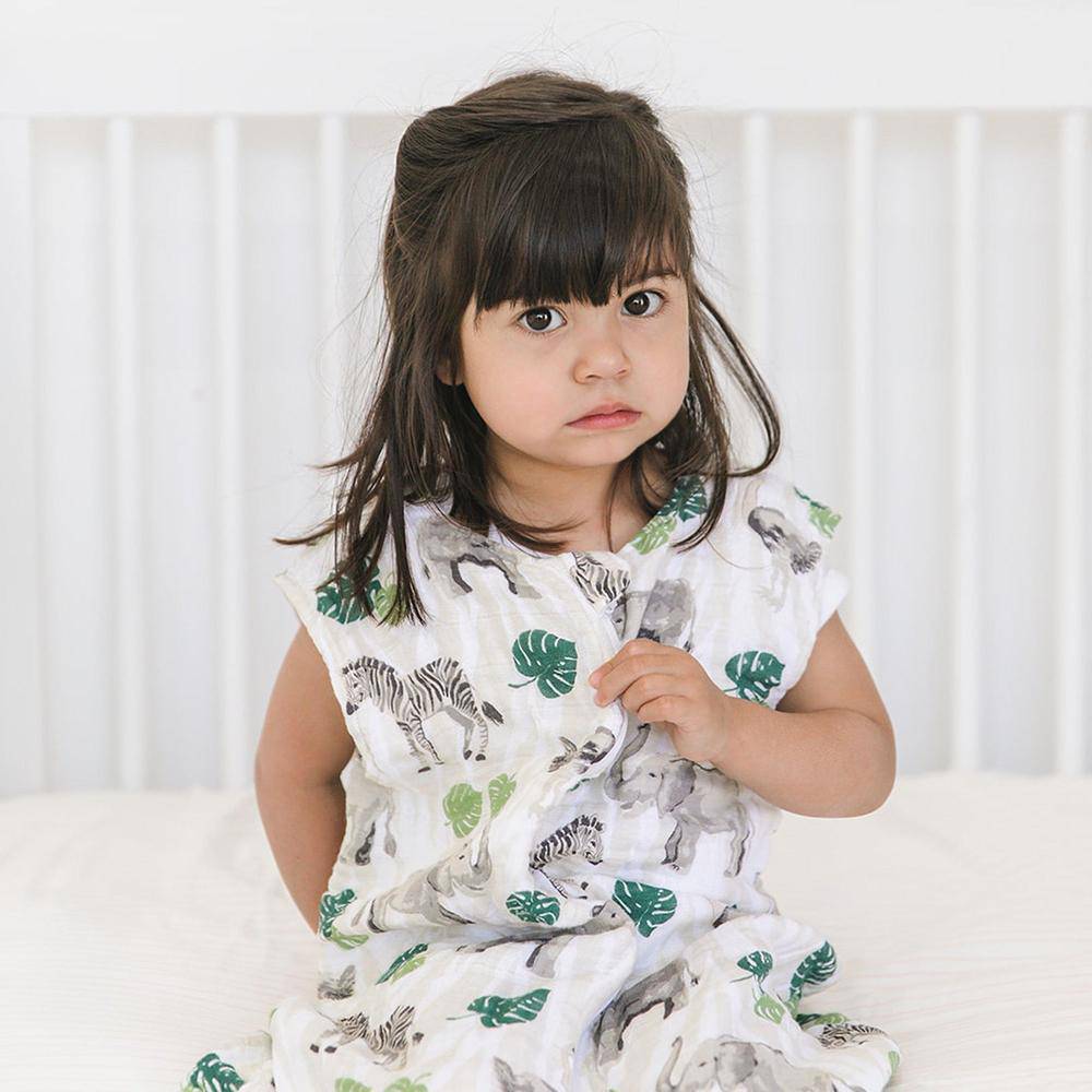 Jungle Classic Muslin Bedtime Sleeper Bedtime Sleeper Bebe au Lait   