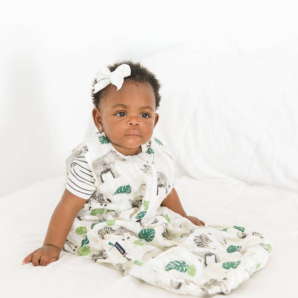 Jungle Classic Muslin Bedtime Sleeper Bedtime Sleeper Bebe au Lait   