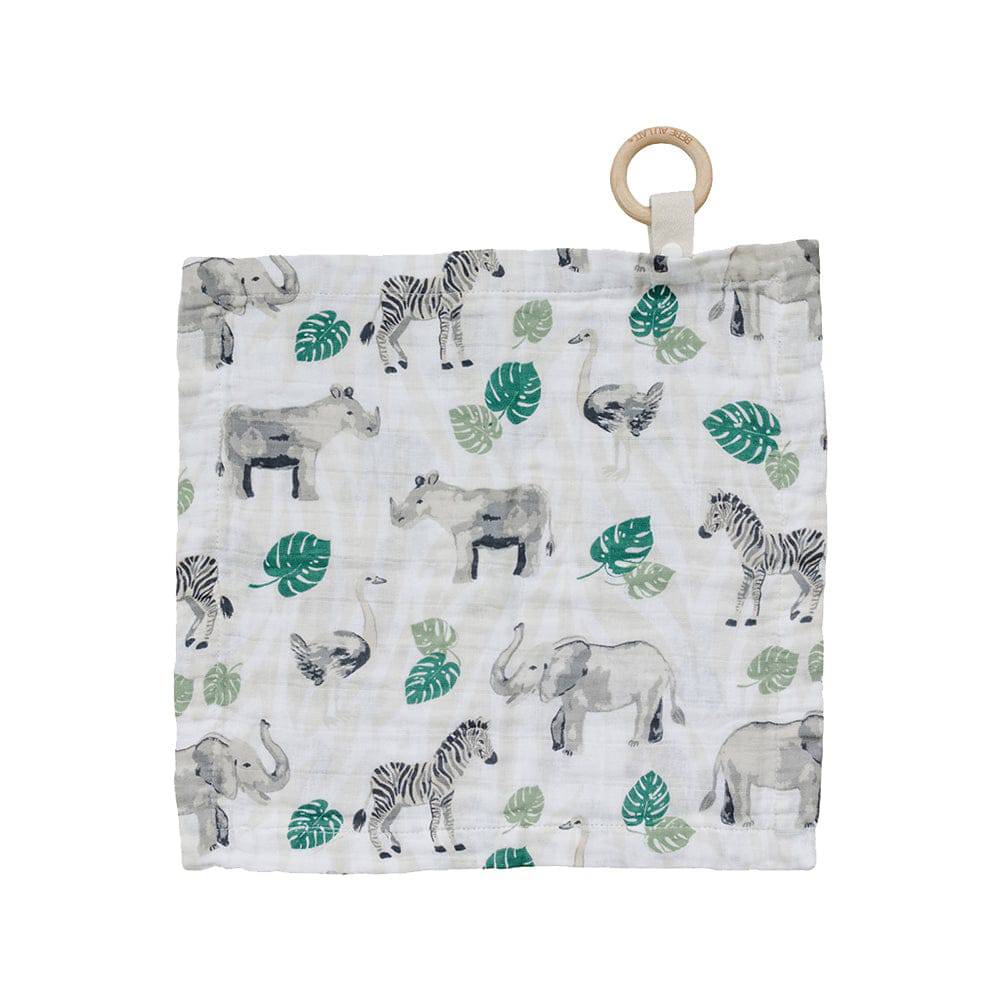 Jungle Classic Muslin Teether Blanket Teether Blanket Bebe au Lait   