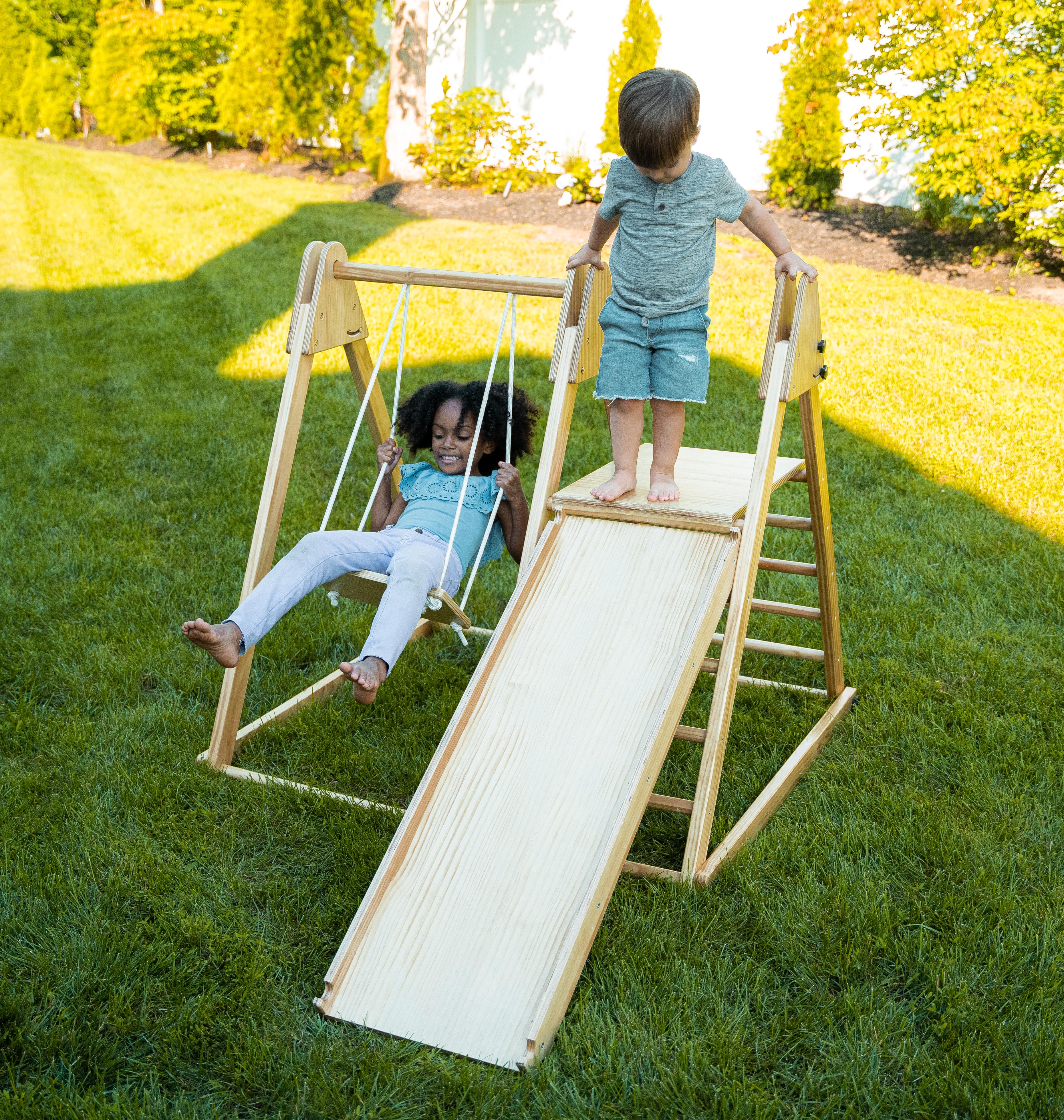 Juniper - Real Wood Folding Playset Indoor Avenlur.com   