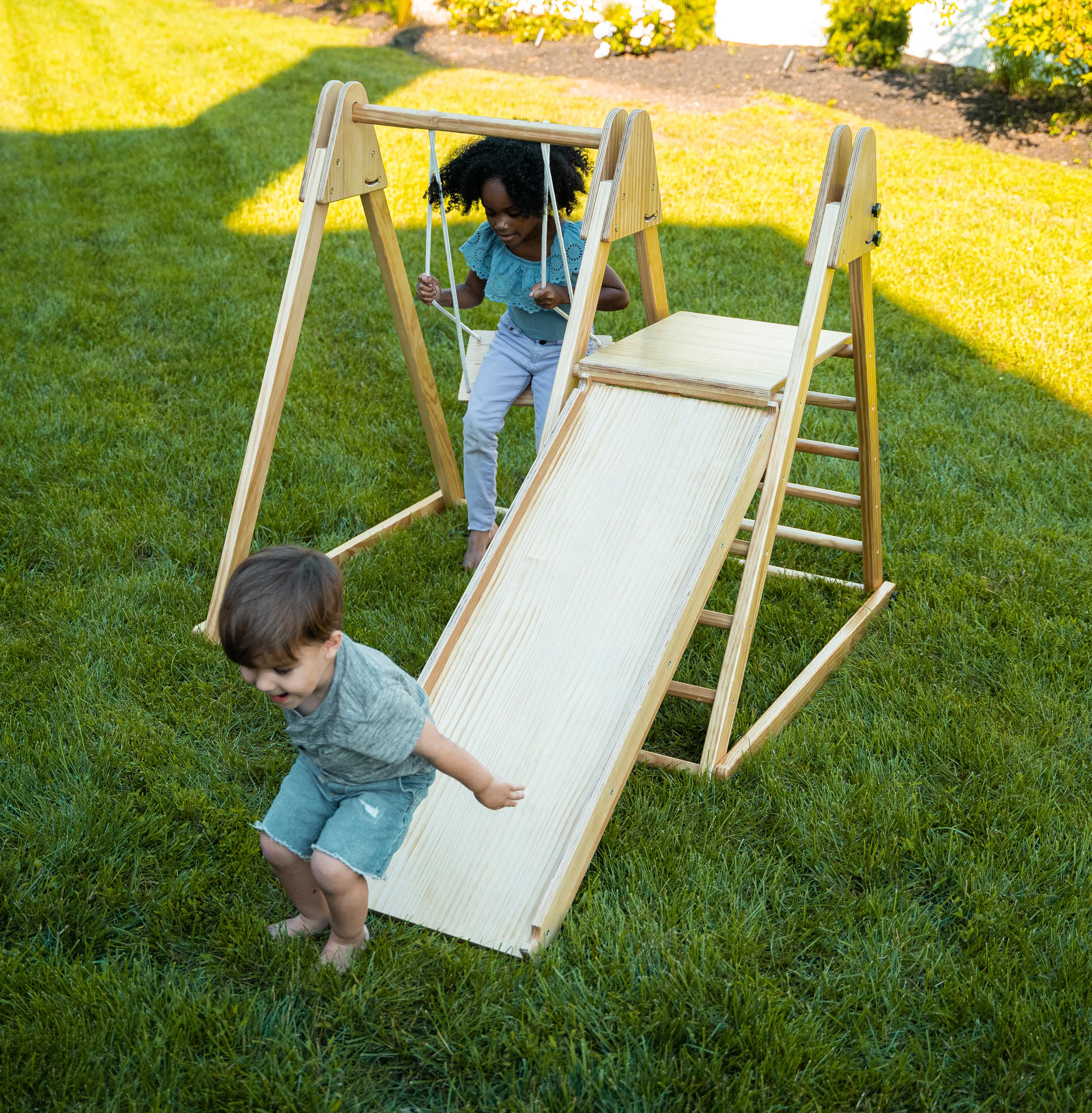 Juniper - Real Wood Folding Playset Indoor Avenlur.com   