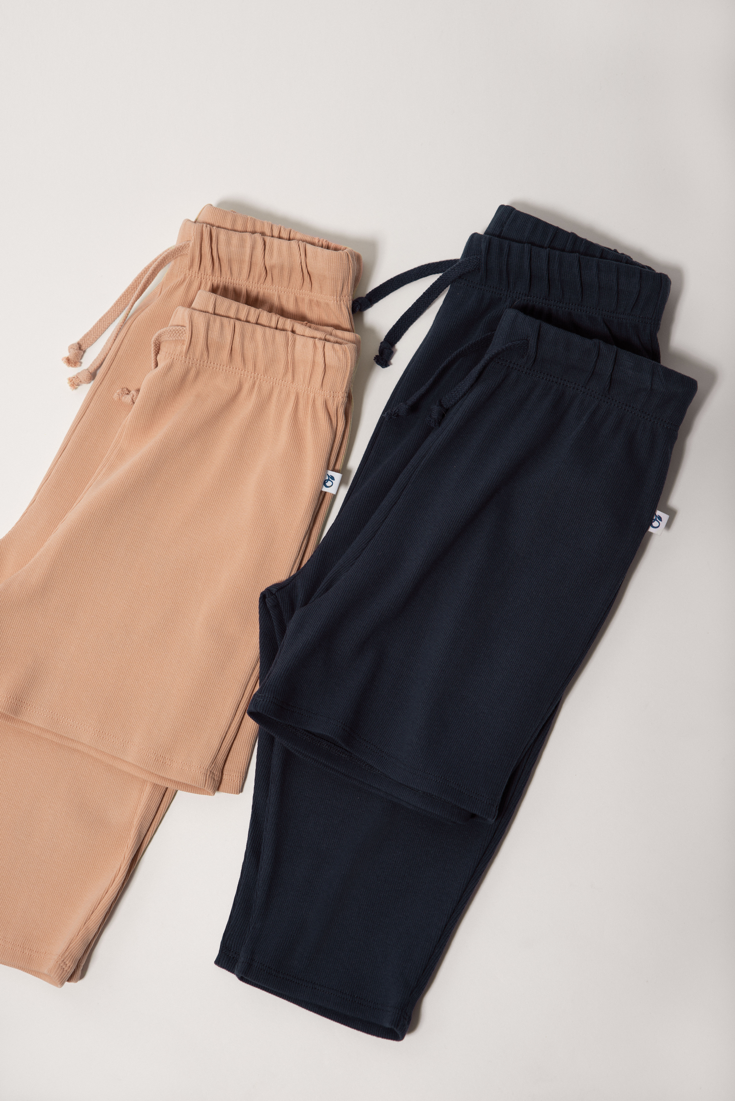 Organic Pima Cotton Kids Lounge Pants - Pink