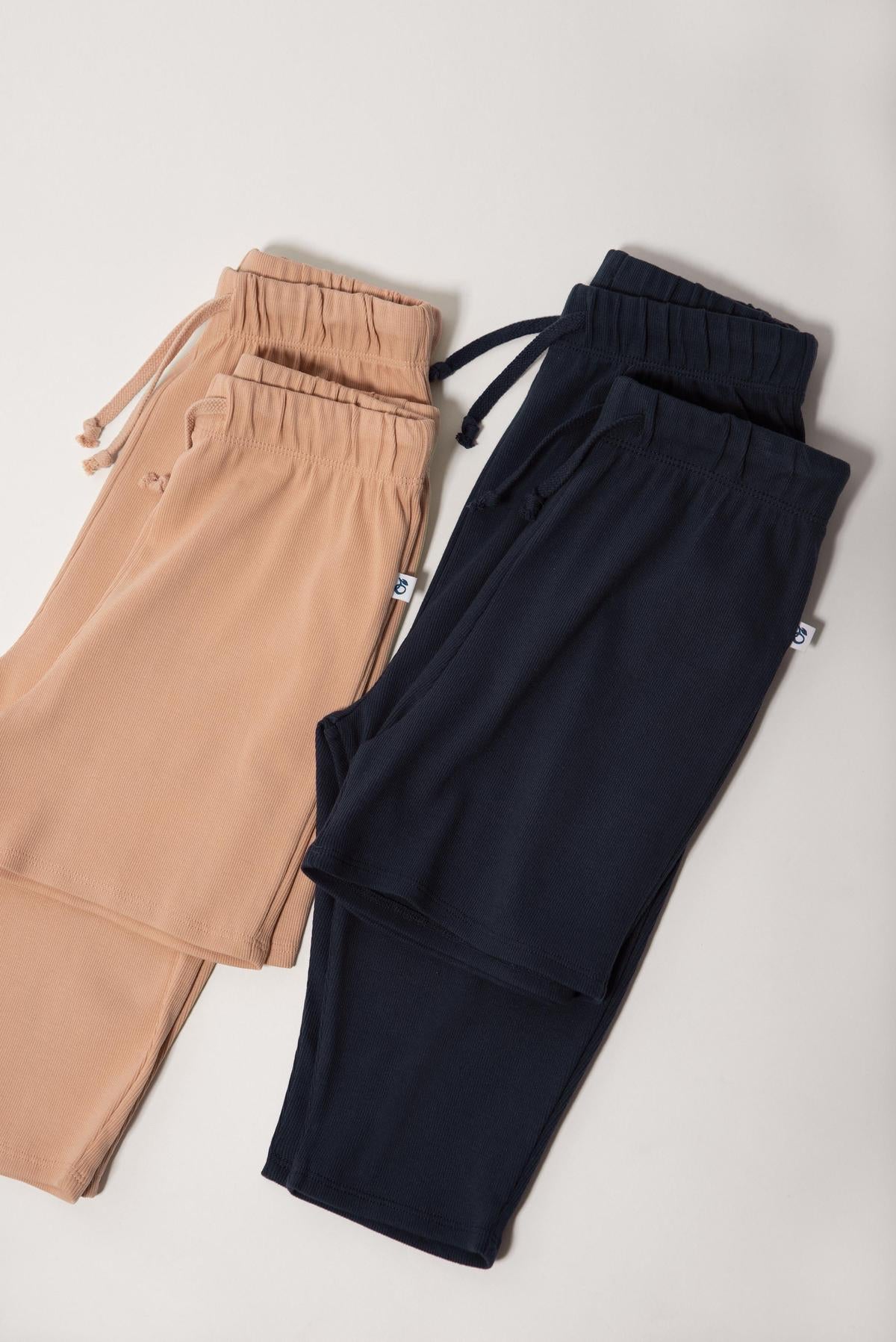 Organic Pima Cotton Kids Lounge Pants - Pink